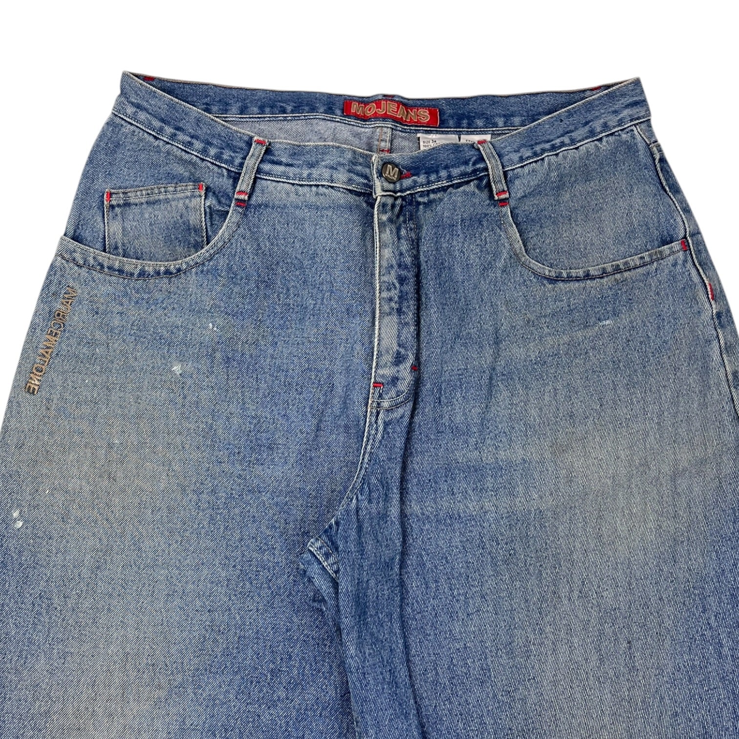 Vintage Y2K Moj Jeans Embroidered Denim Bottoms