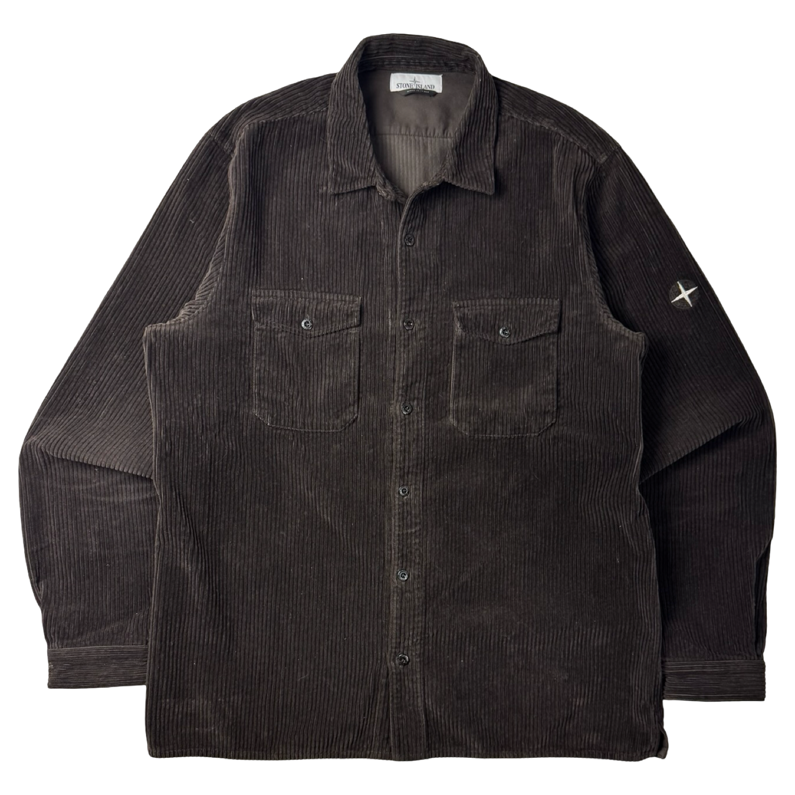 Stone Island Corduroy Over-shirt Brown
