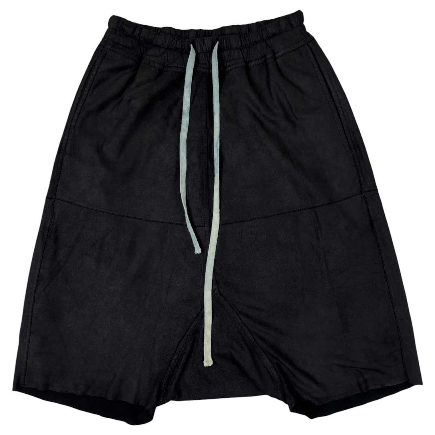 Rick Owen’s Drop-Crotch Pod Shorts Black