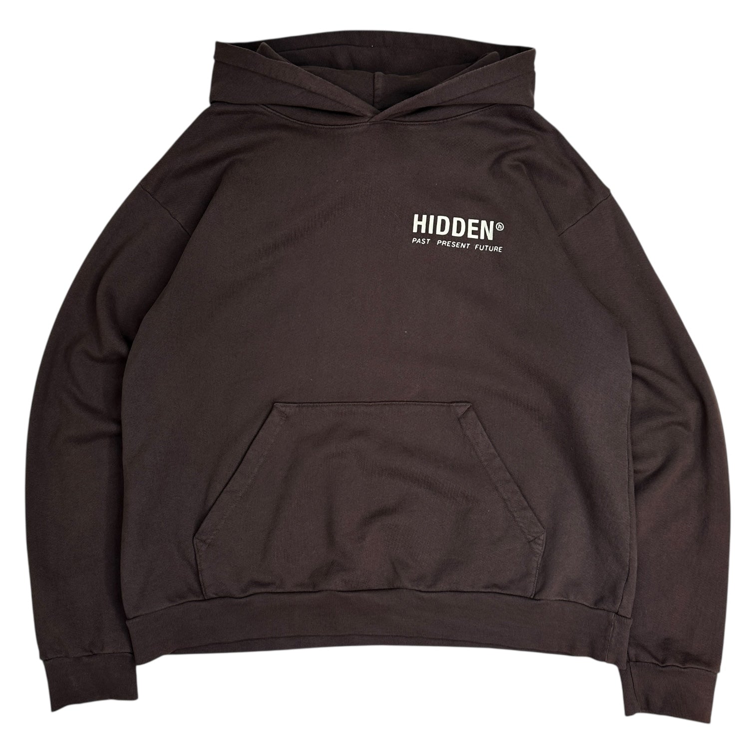 Hidden NY Past Present Future Farming Hoodie Brown