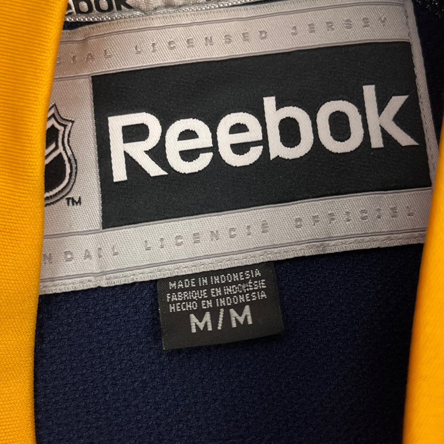 Reebok Buffalo Sabres Hockey Jersey Navy