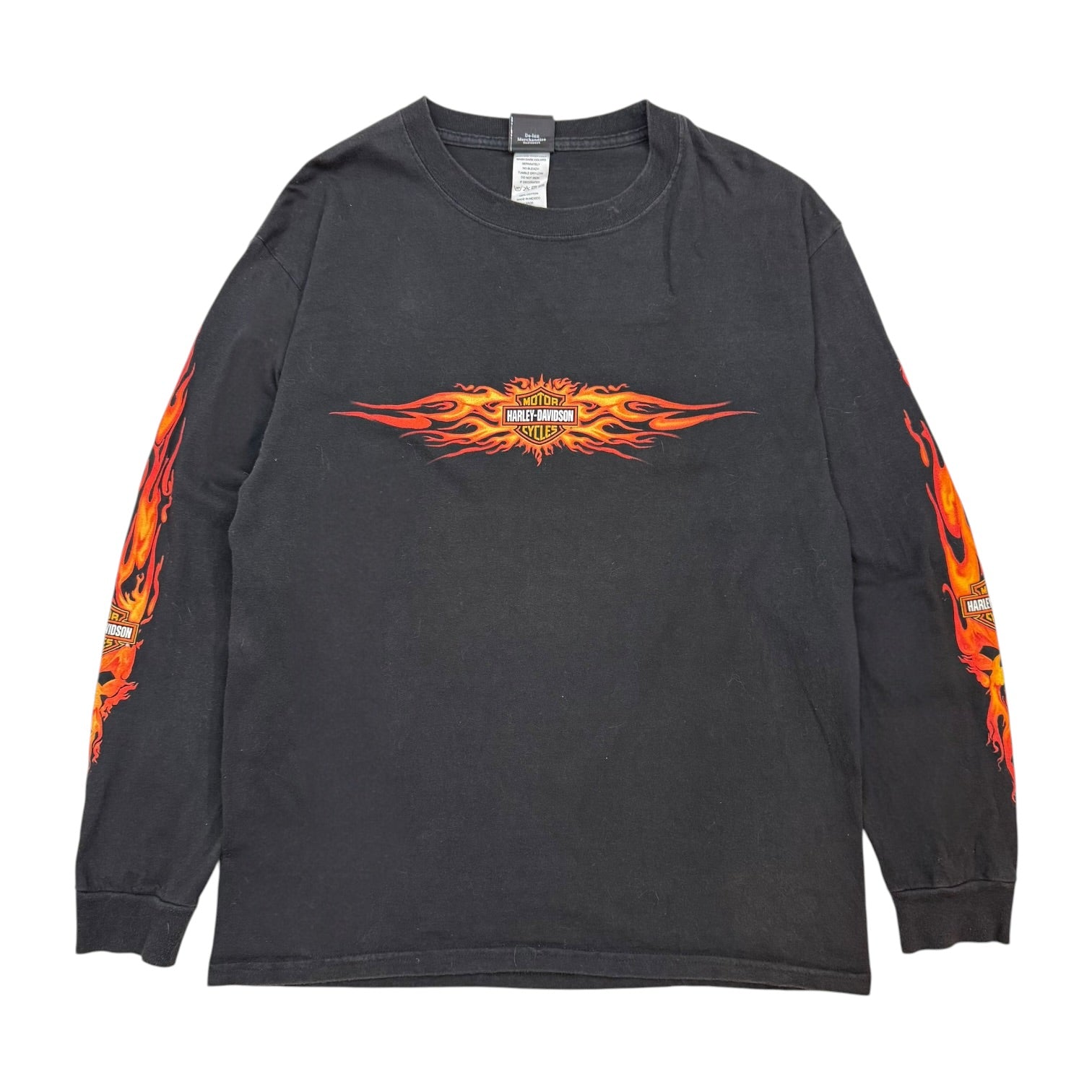 Vintage Harley Davidson Of Hollywood L/S Tee Black