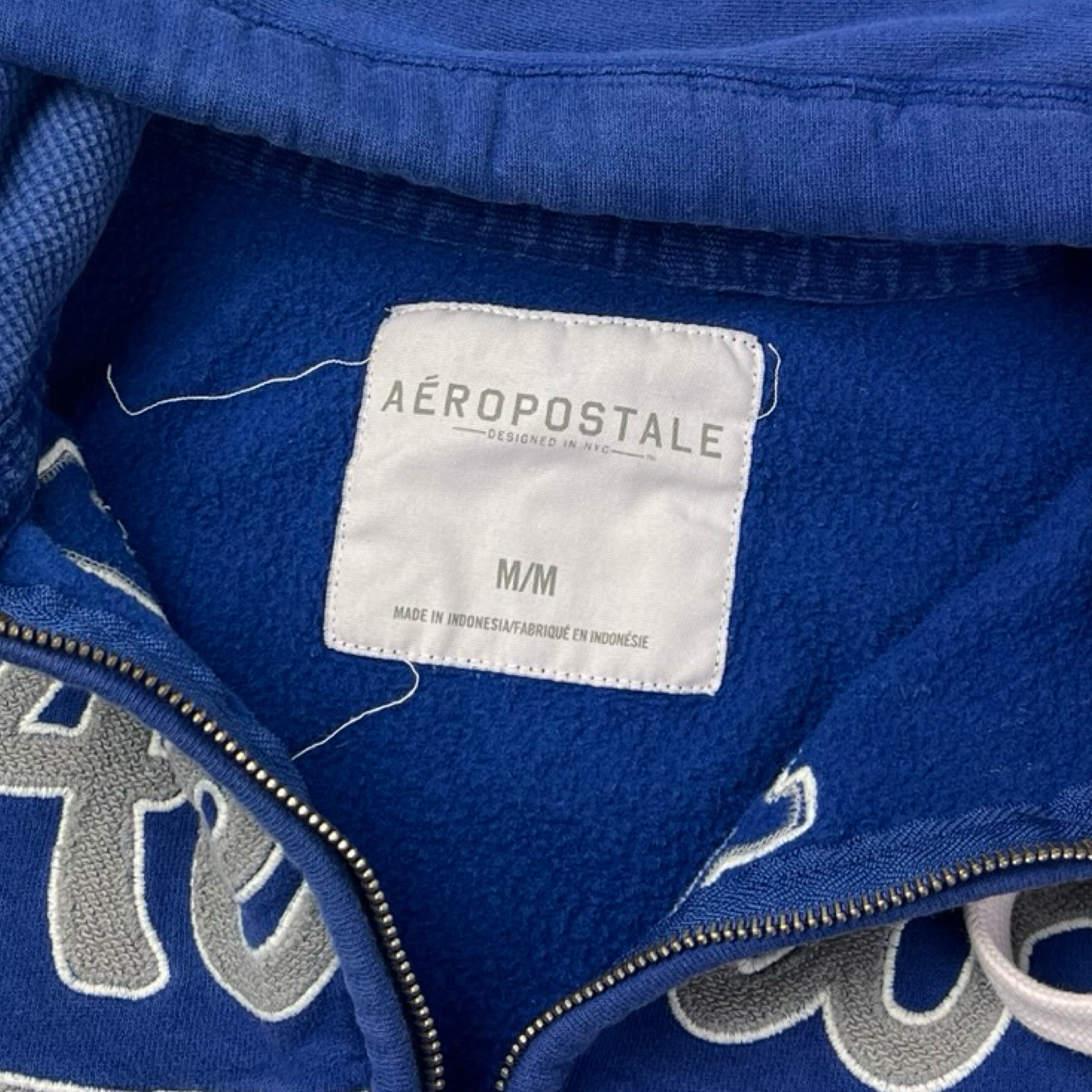 Vintage Y2K Aero New York Zip-Up Hoodie