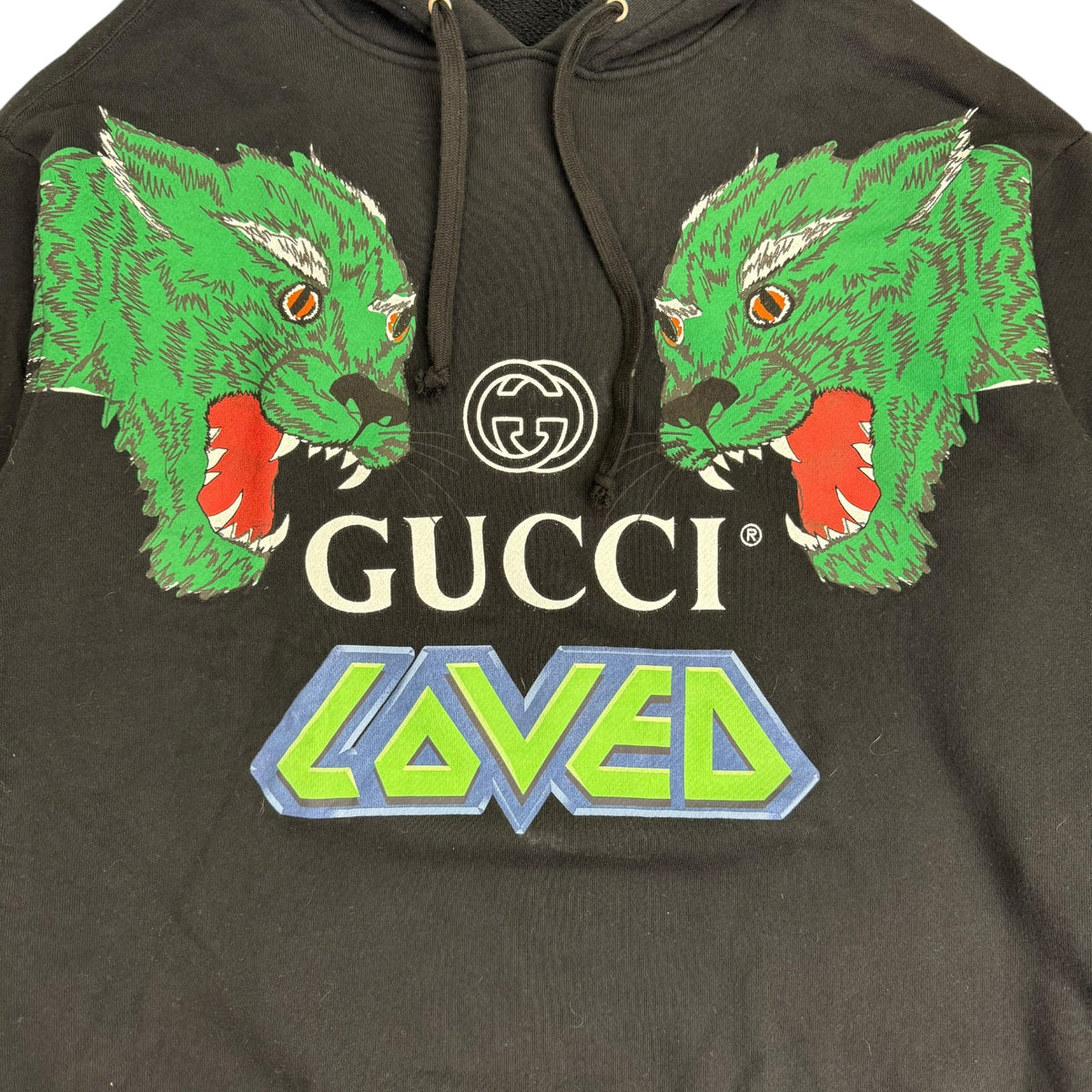 Gucci Tiger Loved Hoodie Black