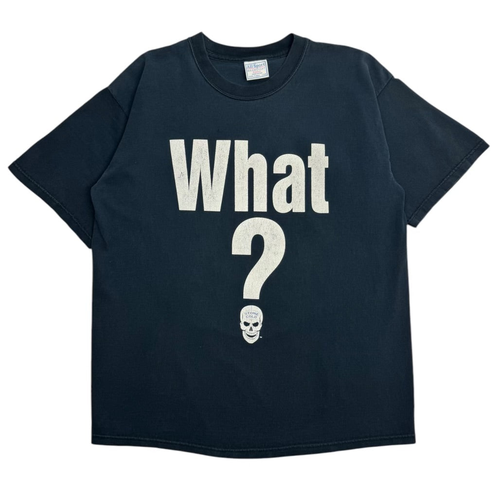 2002 Stone Cold "What?" Skull T-Shirt