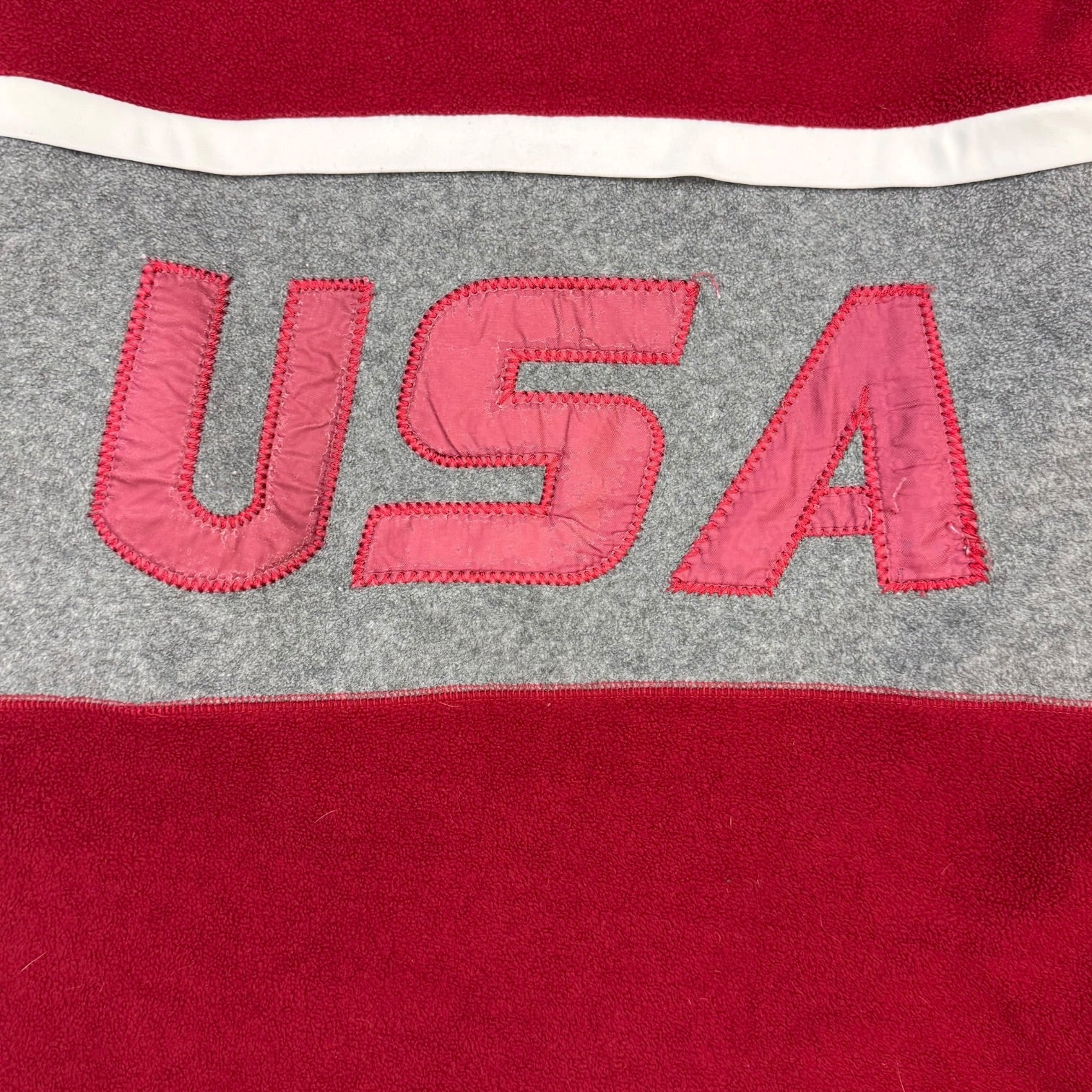 Vintage Polo Sport Ralph Lauren USA Sweater Red/Grey