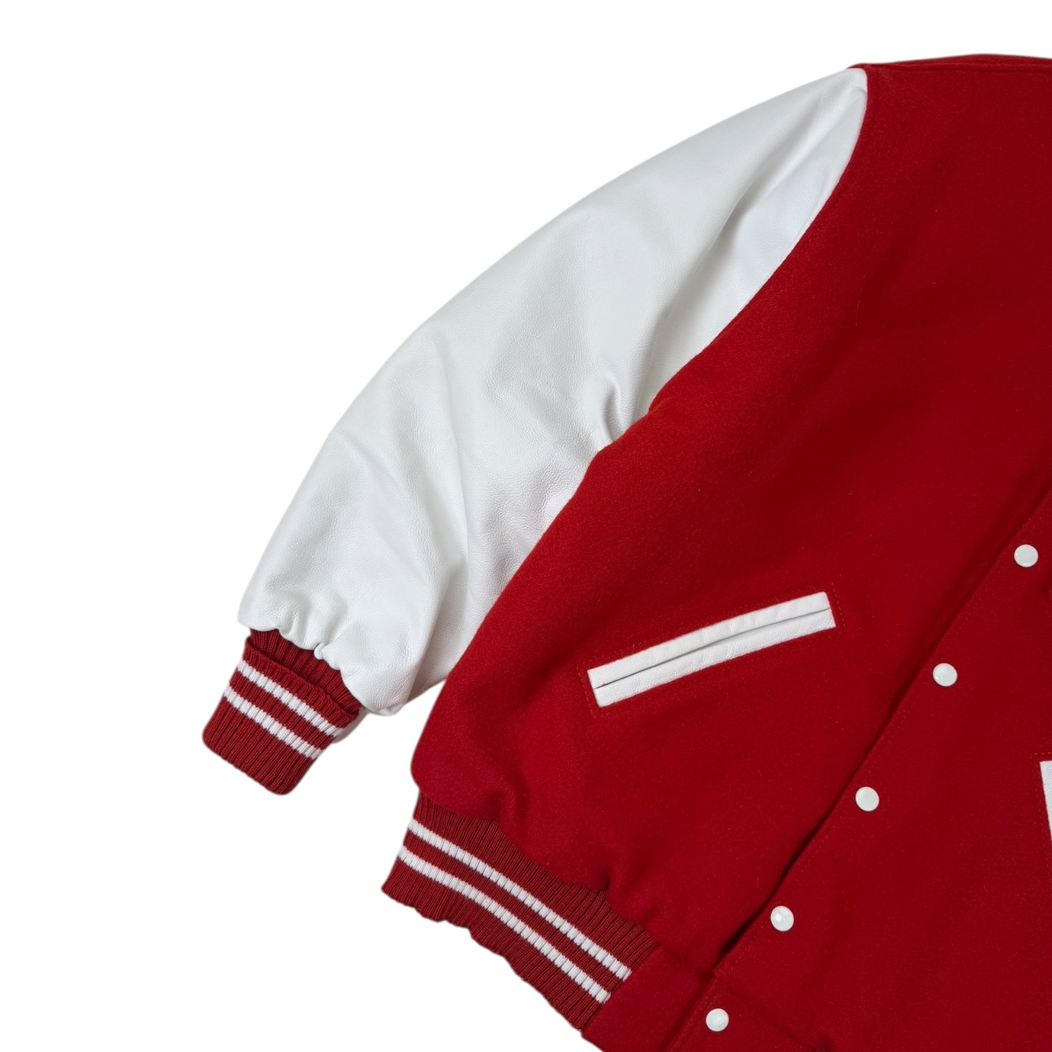 Billionaire Boys Club Varsity Jacket Red/White