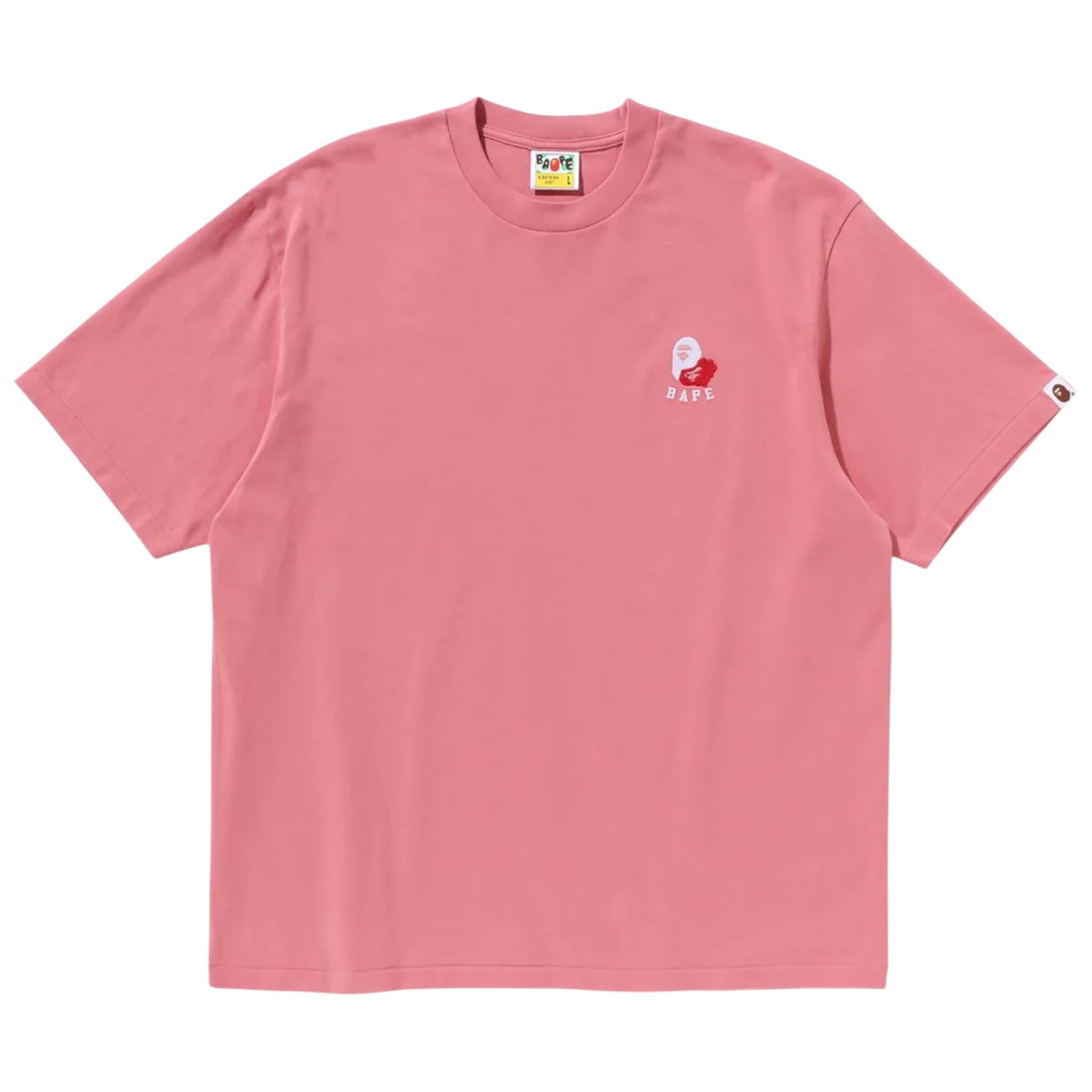 BAPE Ape Head 2 Point Relaxed Tee Pink