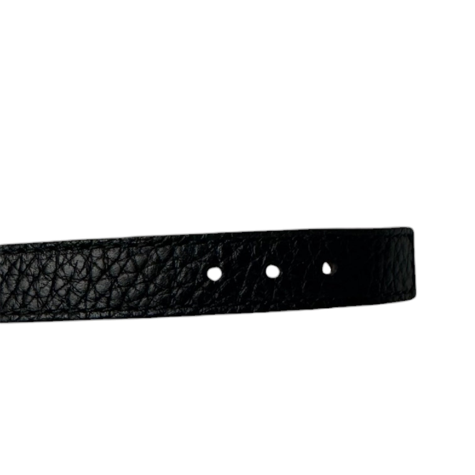 Louis Vuitton Black Leather Bracelet