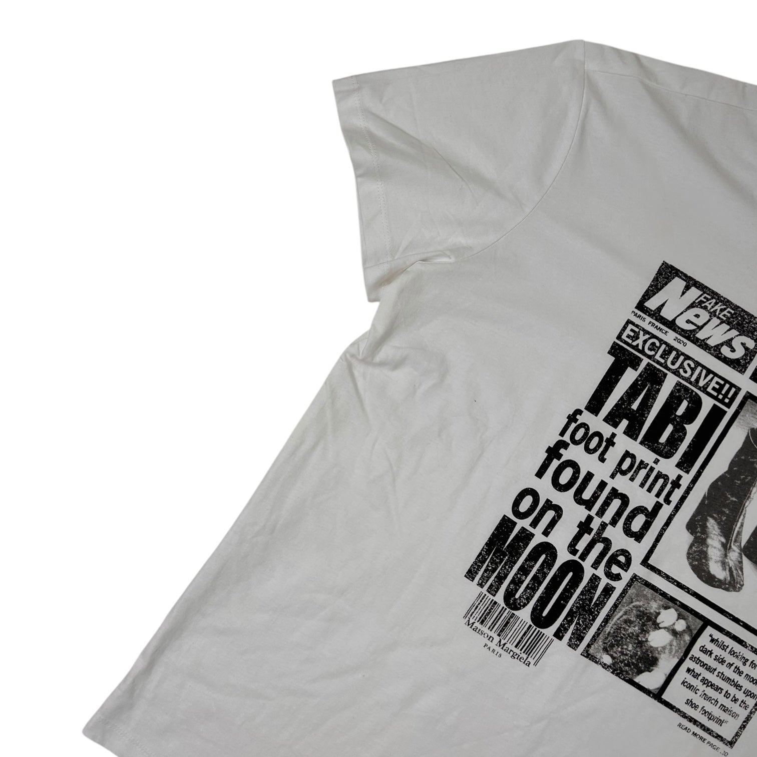 Maison Margiela Tabi Printed T-Shirt White