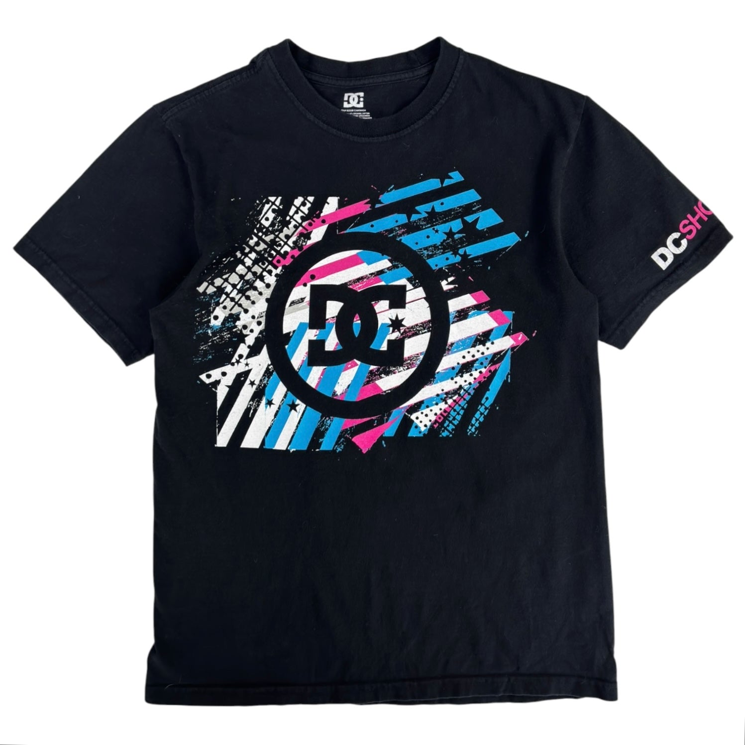 (W) Y2K DC Shoe Co Graphic Tee Black