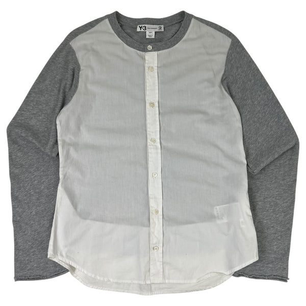 Y-3 Deconstructed Panel Hybrid Shirt / Cardigan Grey