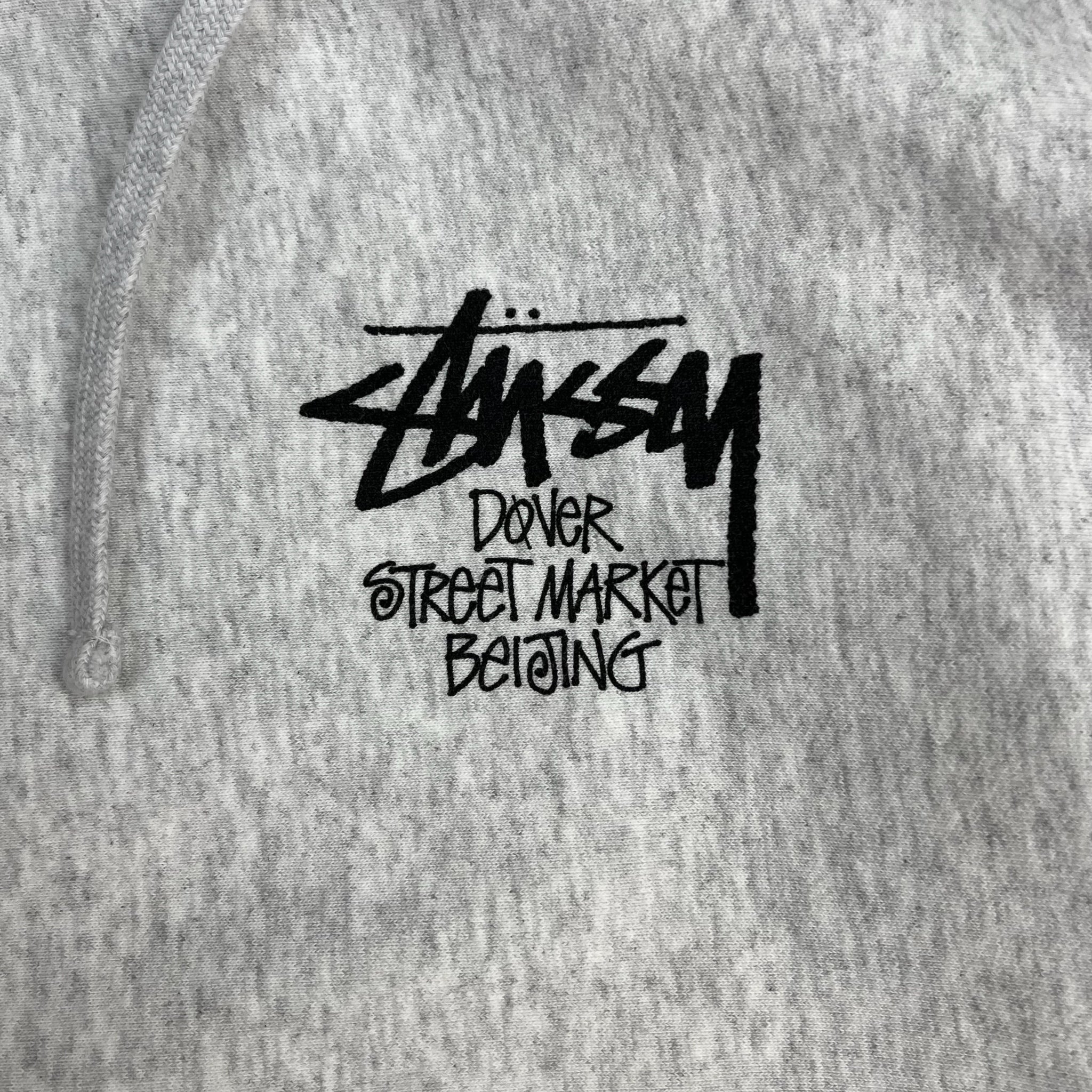 Stussy x Dover Street Market Beijing Hoodie Heather Grey