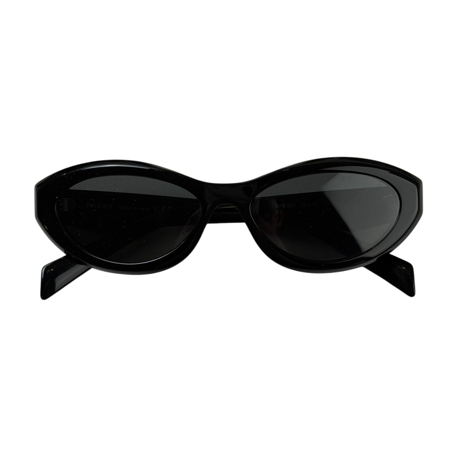 Prada Oval Sunglasses Black SPR26Z