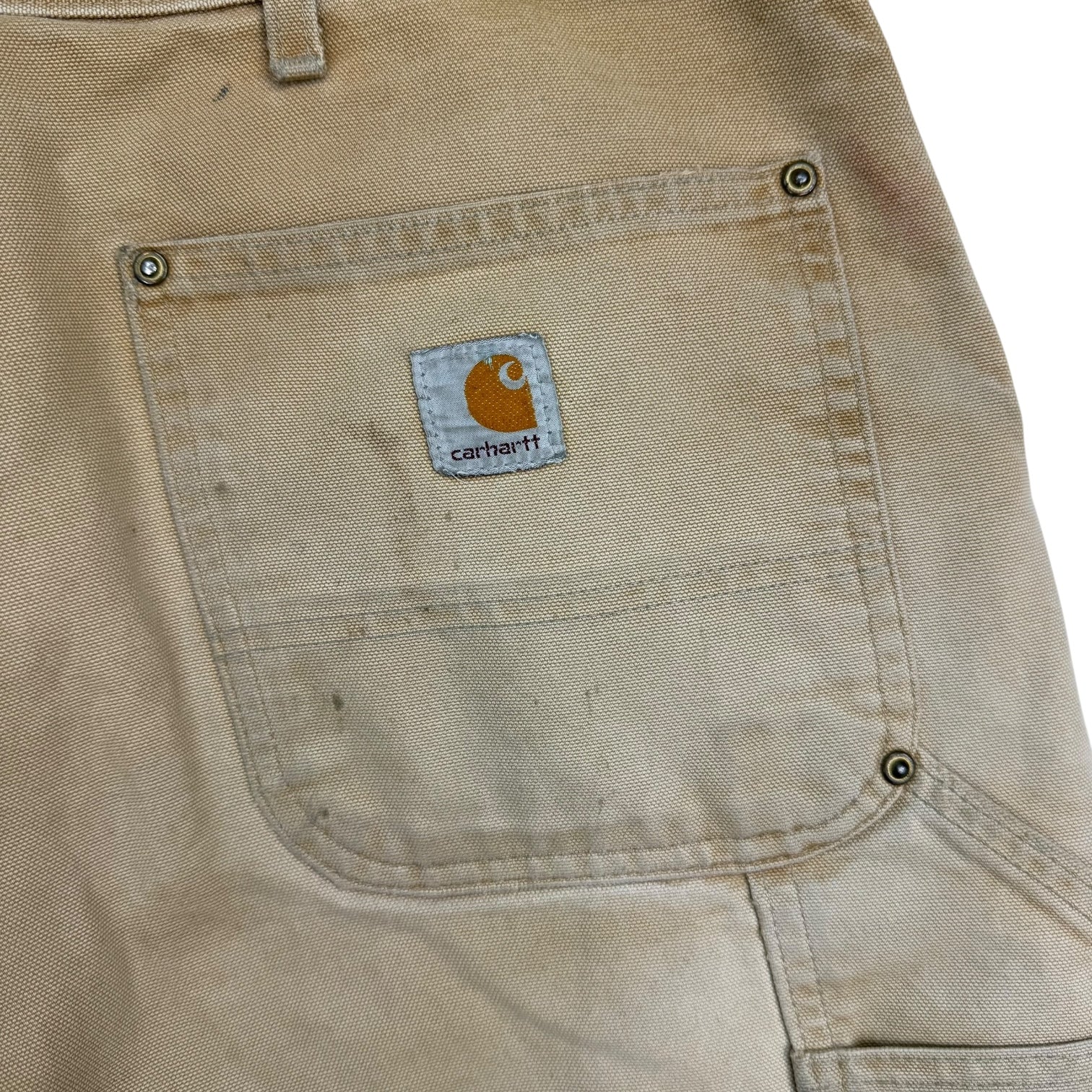 Vintage Carhartt Double Knee Pants Sunfaded Tan
