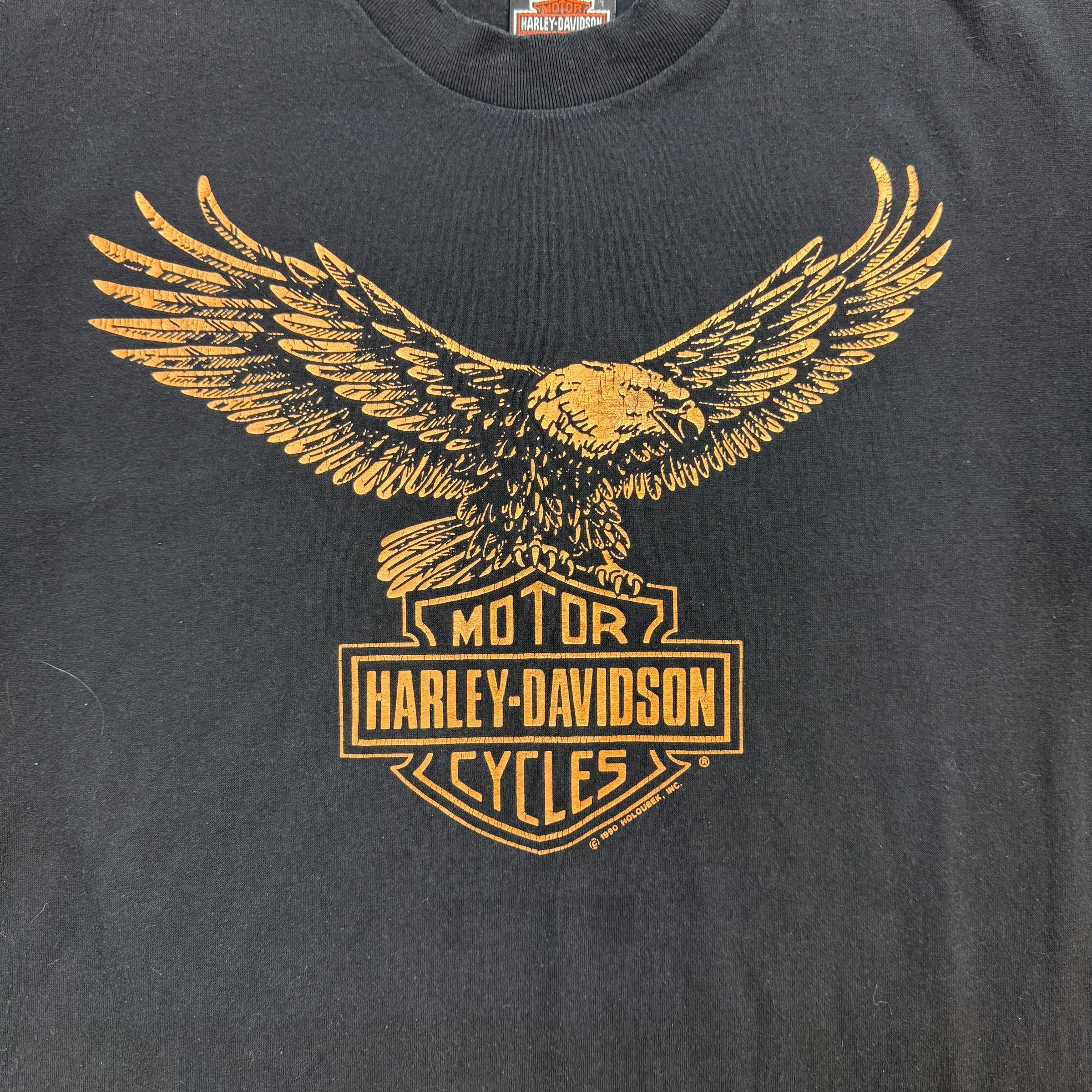 1990 Harley Davidson Of Red Deer Tee Black