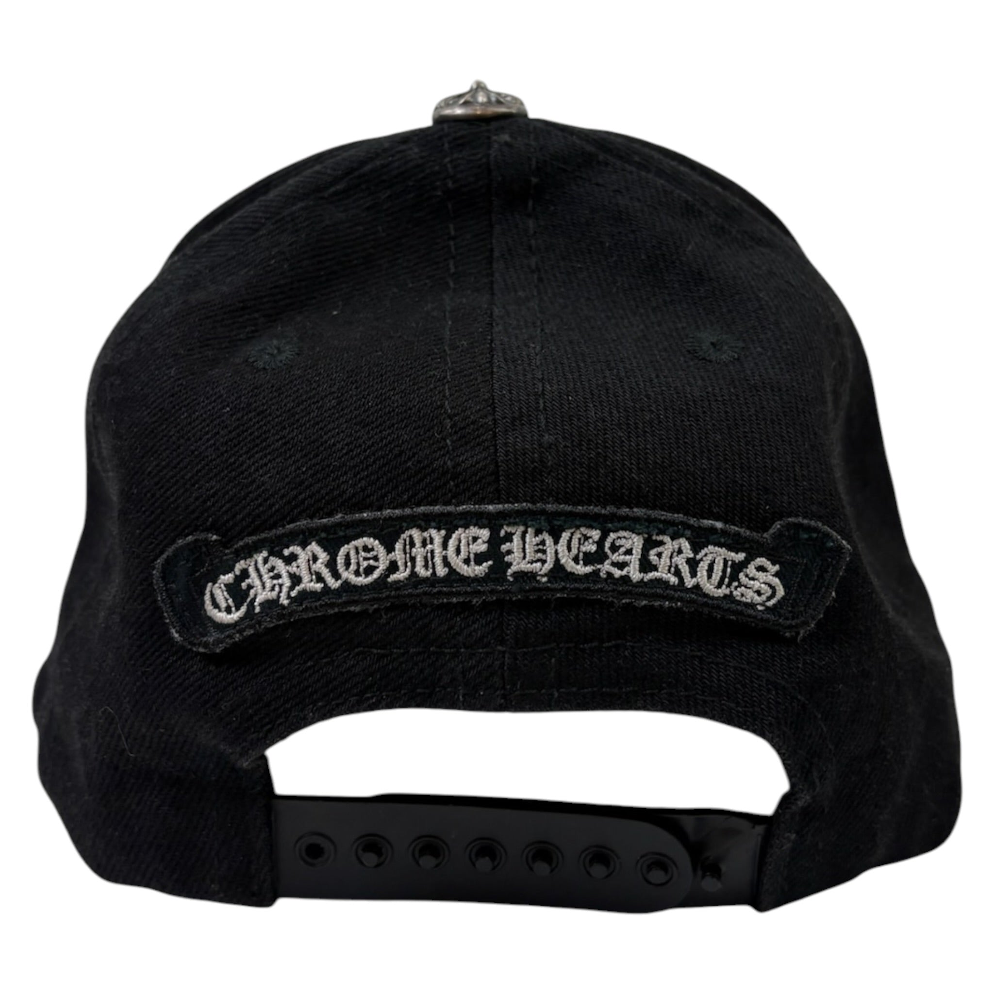 Chrome Hearts Fleur Scroll Logo Hat Black