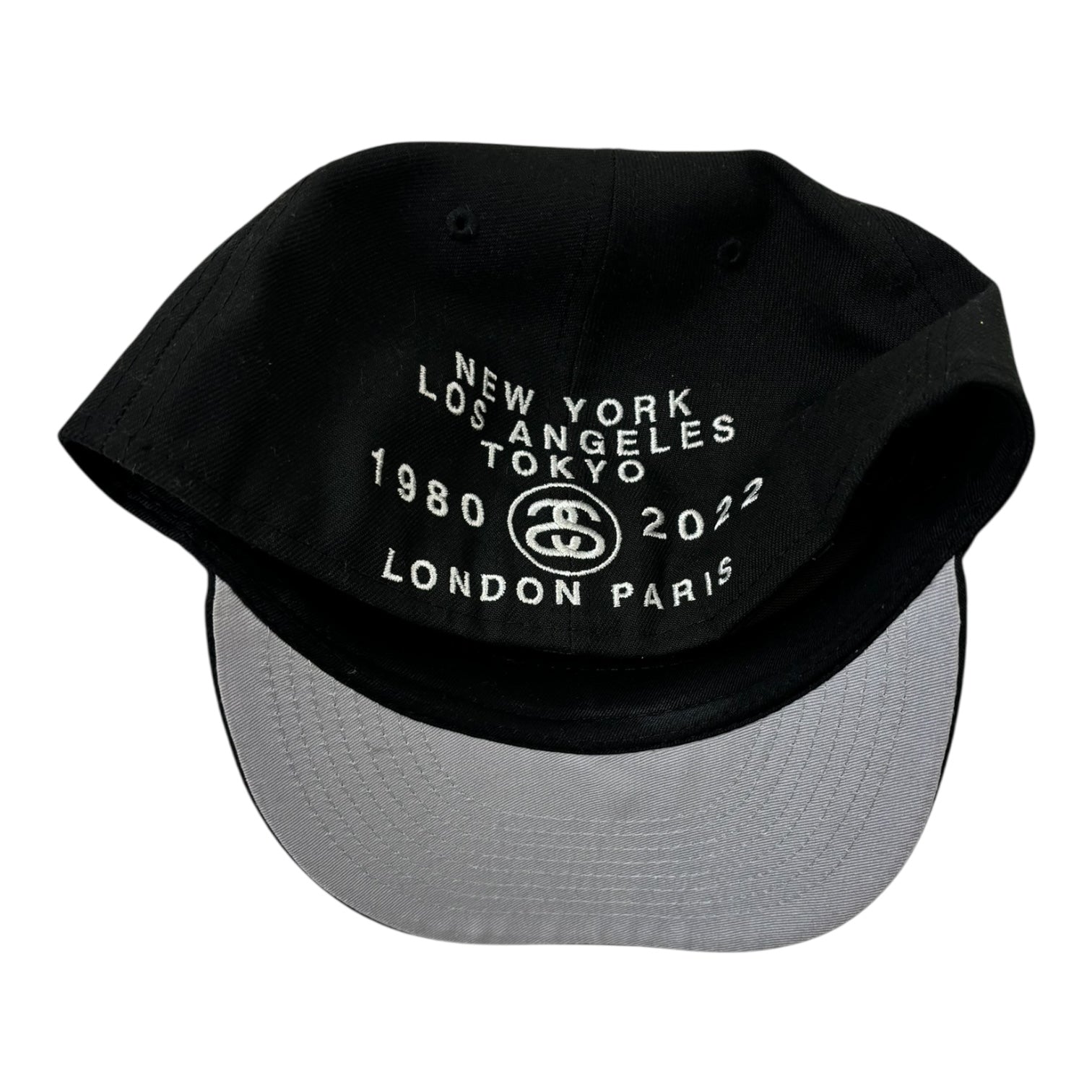 Stussy World Tour New Era Fitted Hat Black