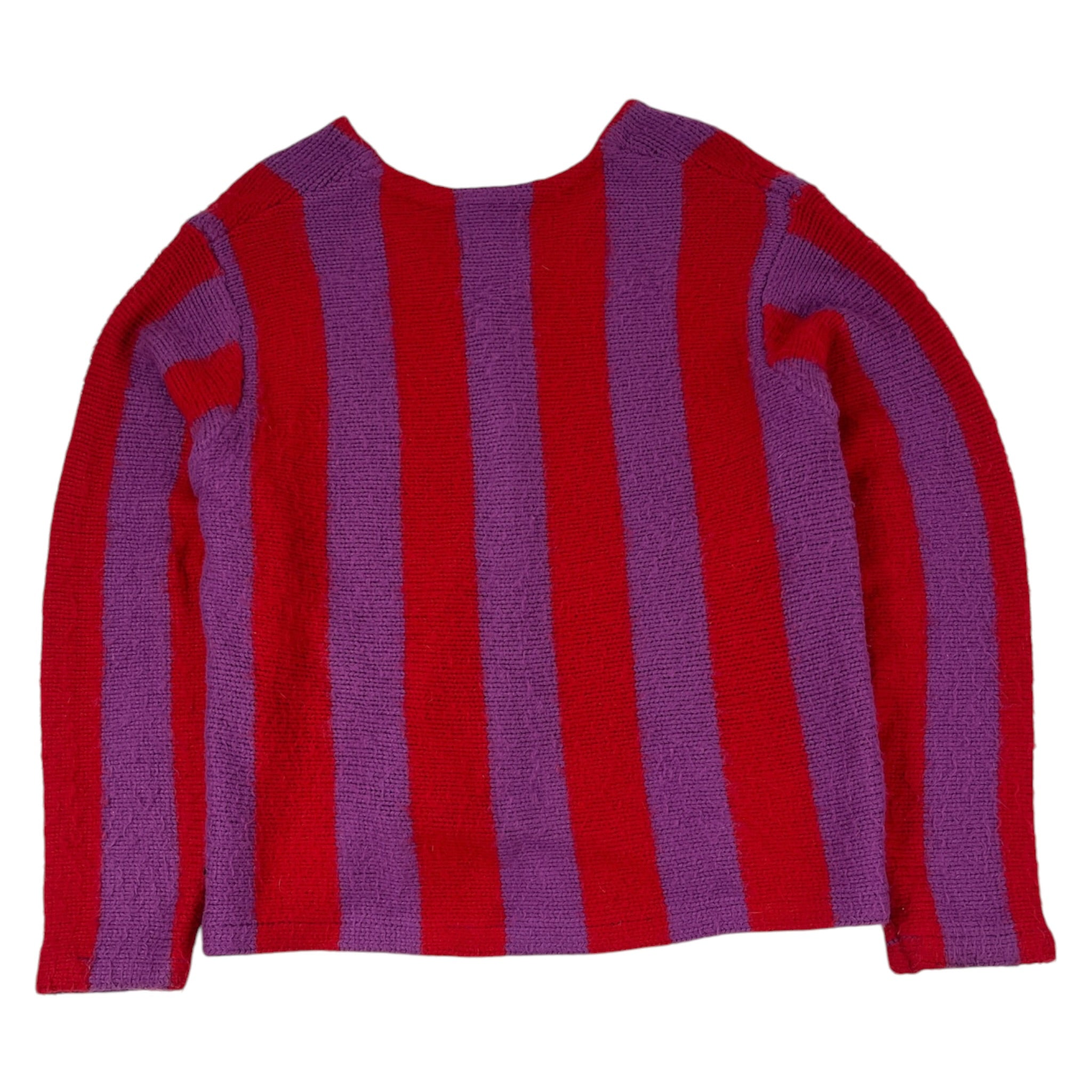 Stussy Stripe Brushed Cardigan Purple/Red