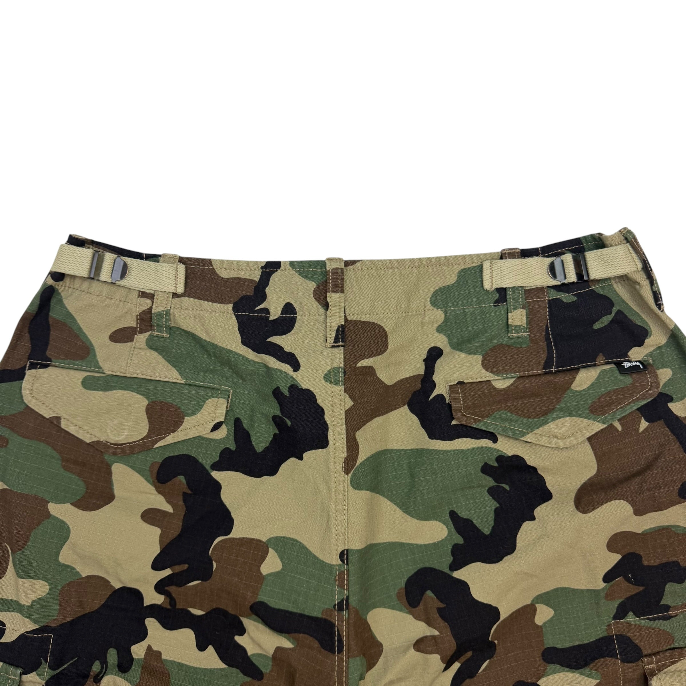 Stussy Cargo Ripstop Short Woodland Camo