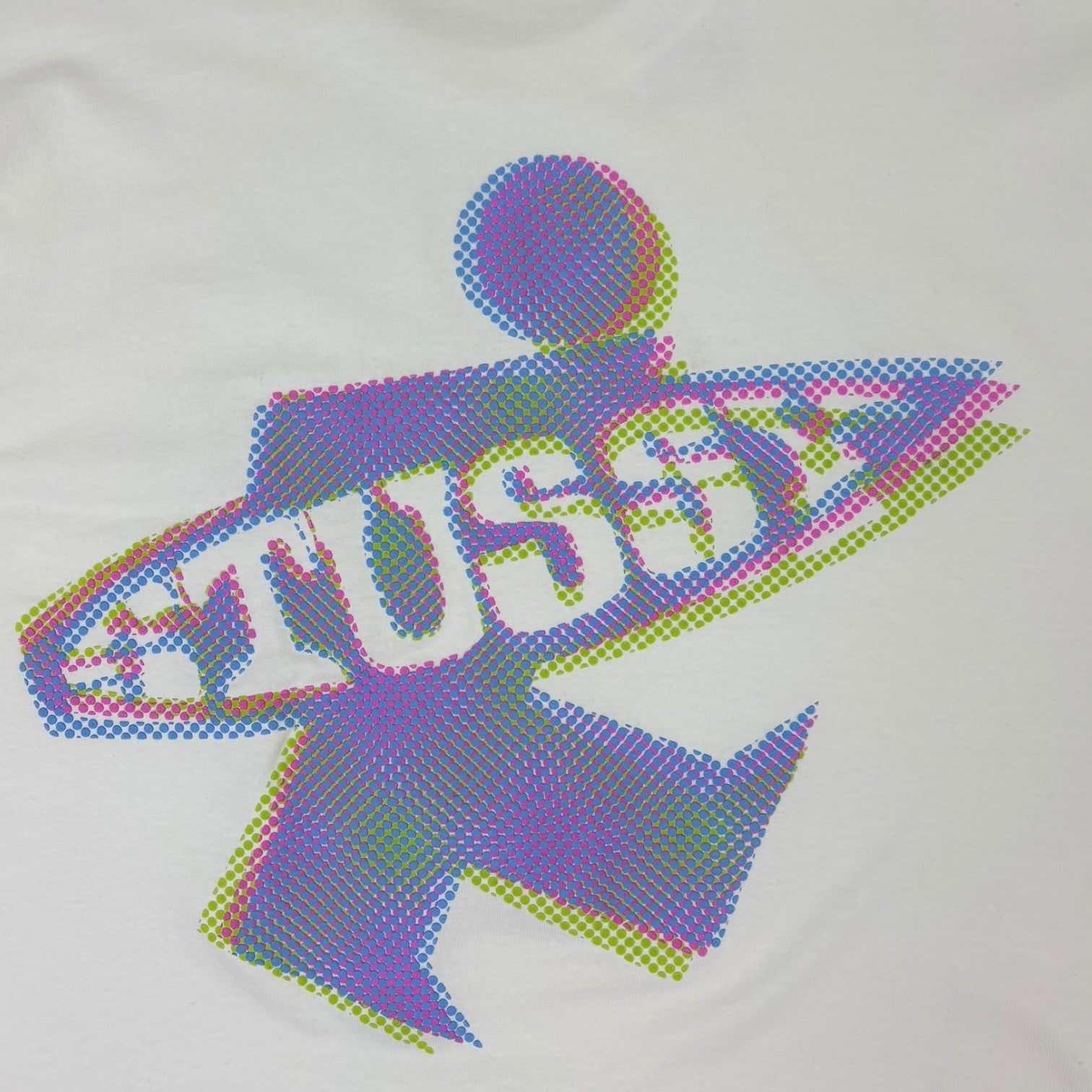 Stussy Dot Surf T-Shirt White