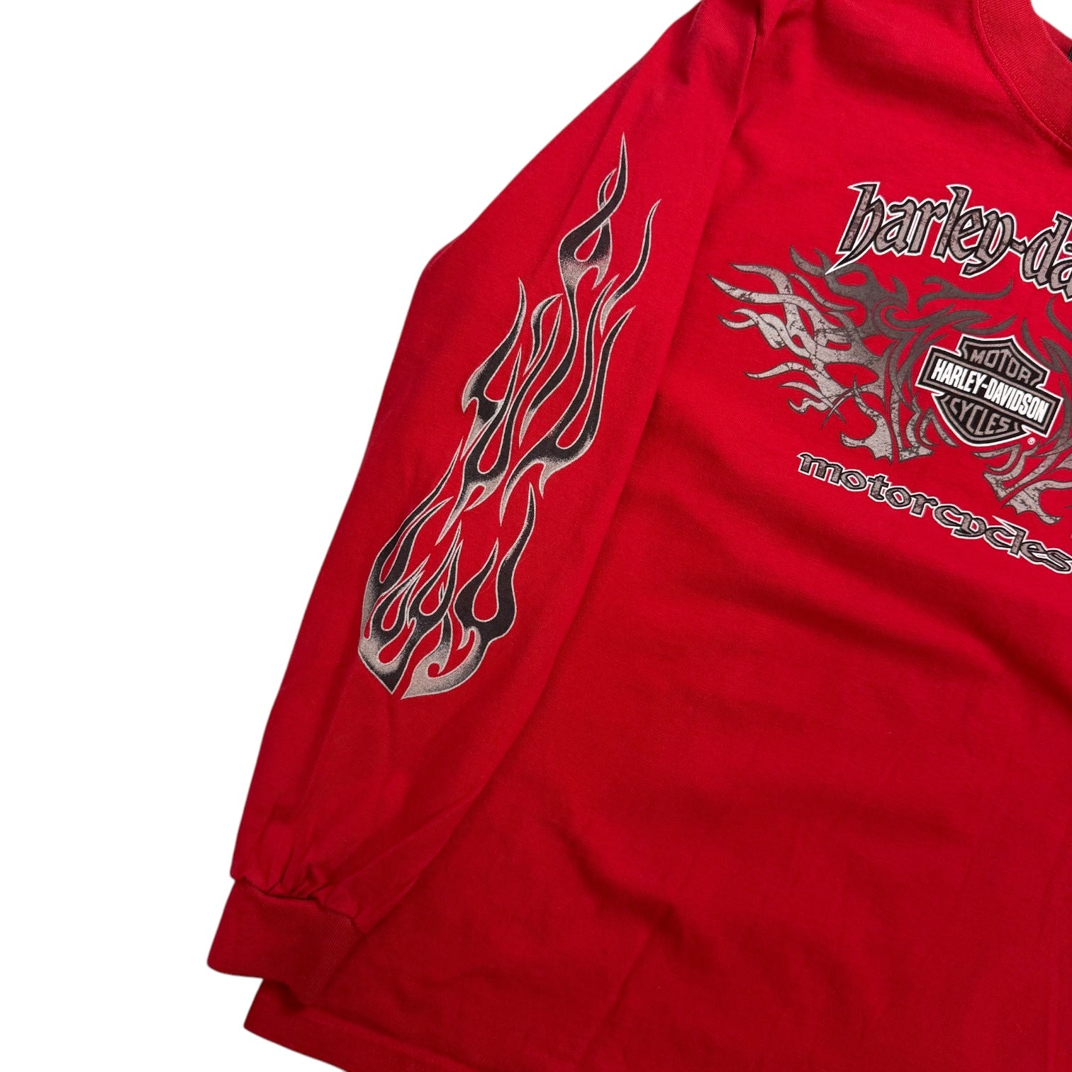 2001 Harley Davidson Of Prince George L/S Tee Red