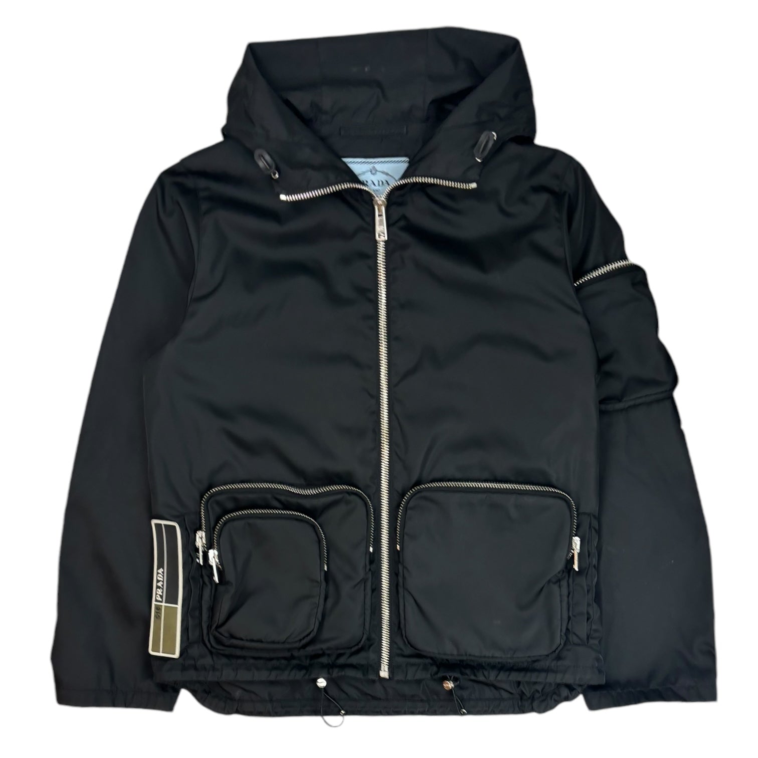 Prada Nylon Multi-Pocket Jacket Black