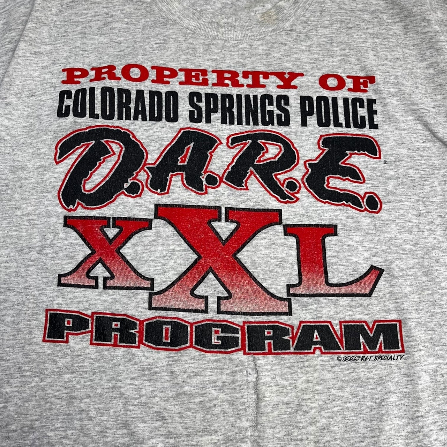 1995 DARE Program XXL T-Shirt