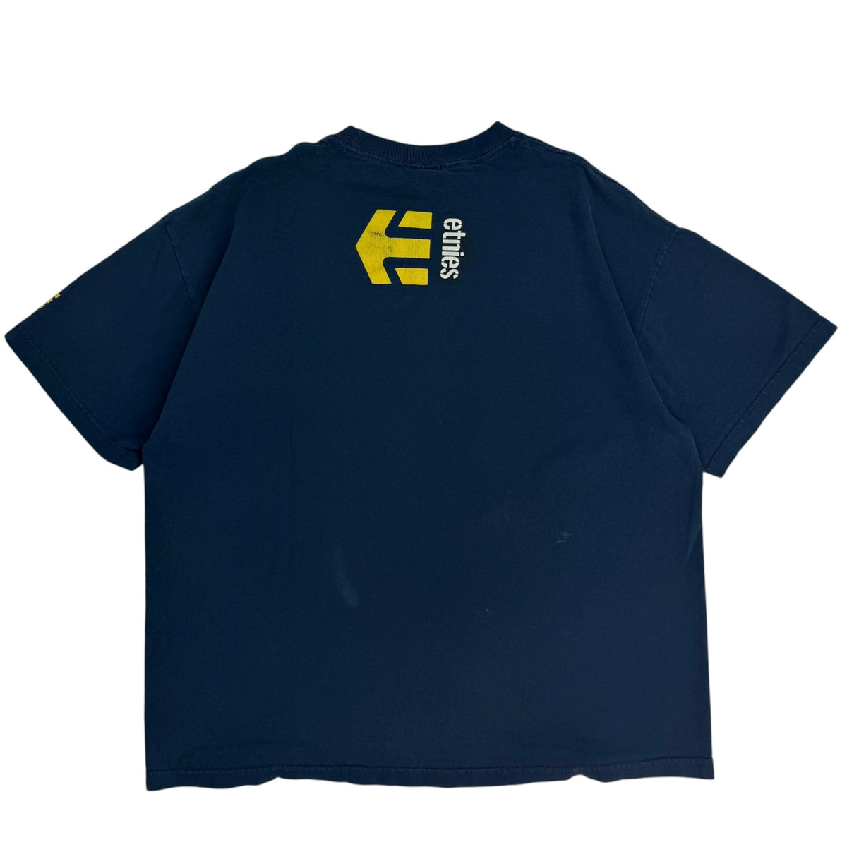 Vintage Etnies Logo Tee Faded Navy