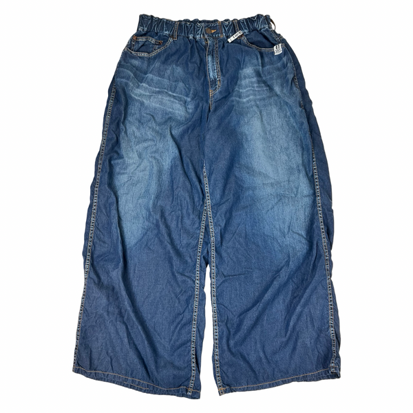 (W) Maison Mihara Yasuhiro Tencel Denim Gathered Pants