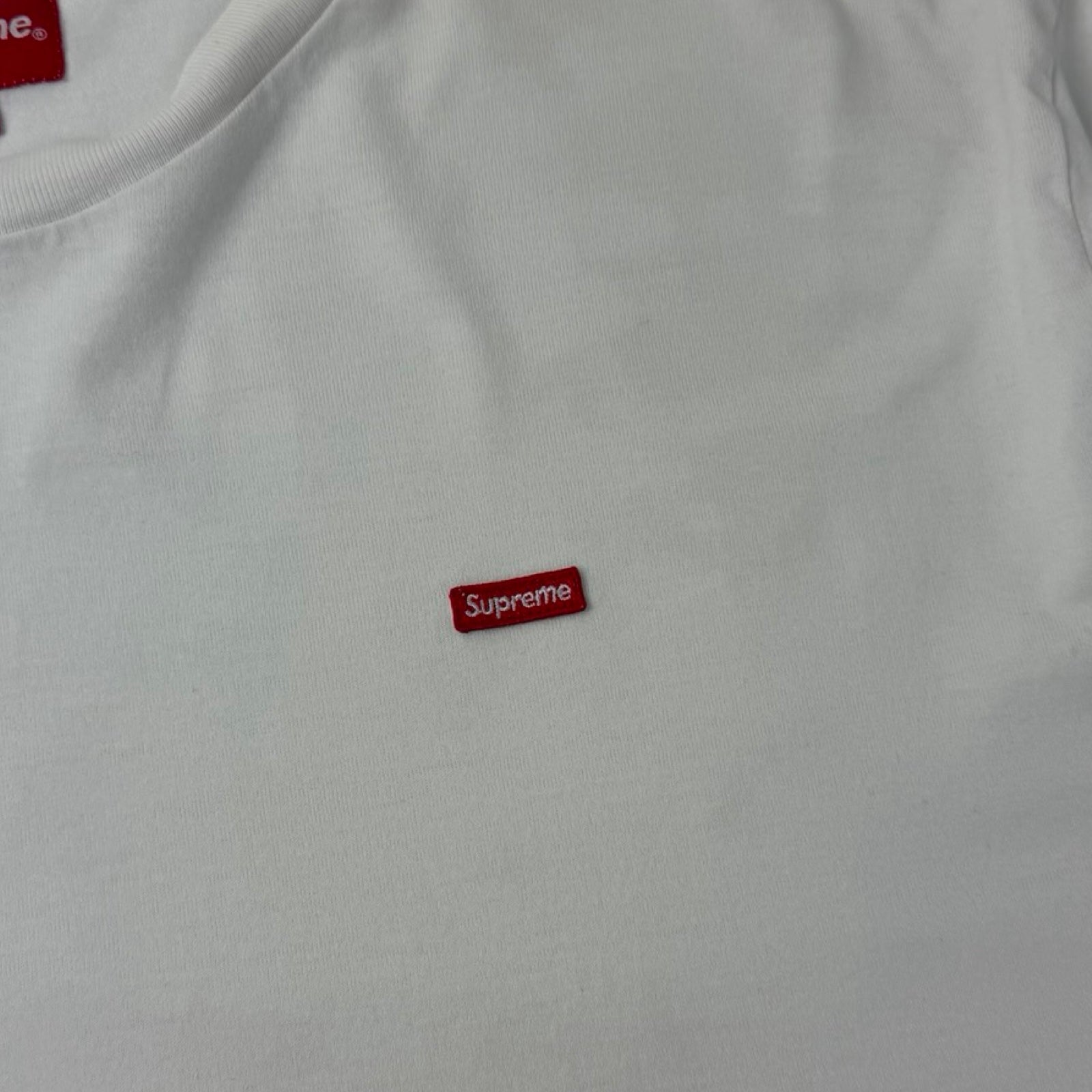 Supreme Small Box Logo L/S T-Shirt White