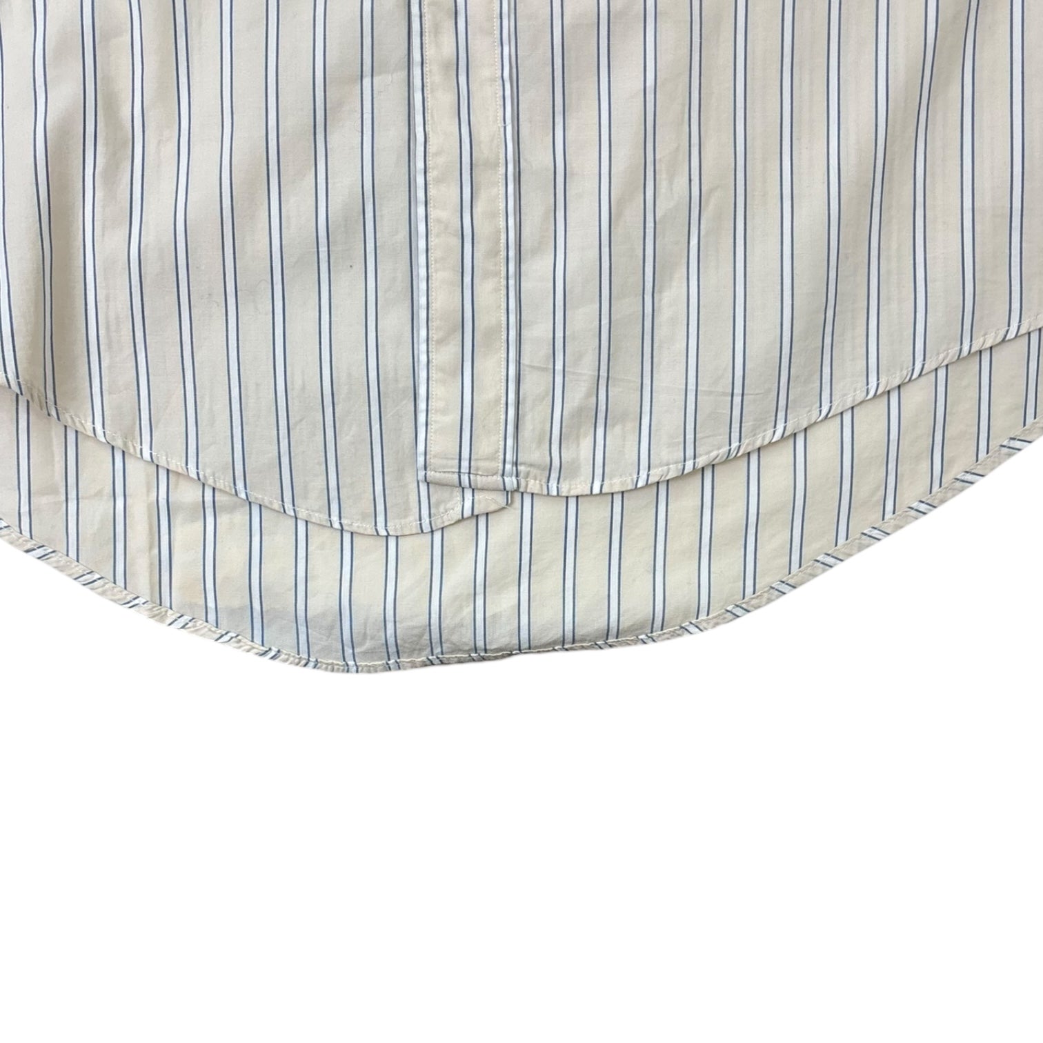 Christian Dior Striped Button-Up Shirt Yellow/White