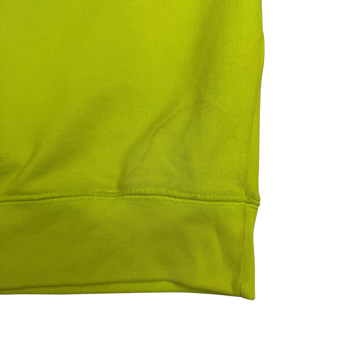 Acne Studios Face Patch Hoodie Neon Yellow