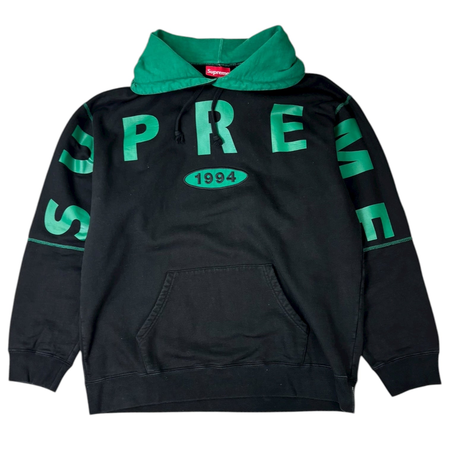 Supreme Spread Logo Hoodie Black