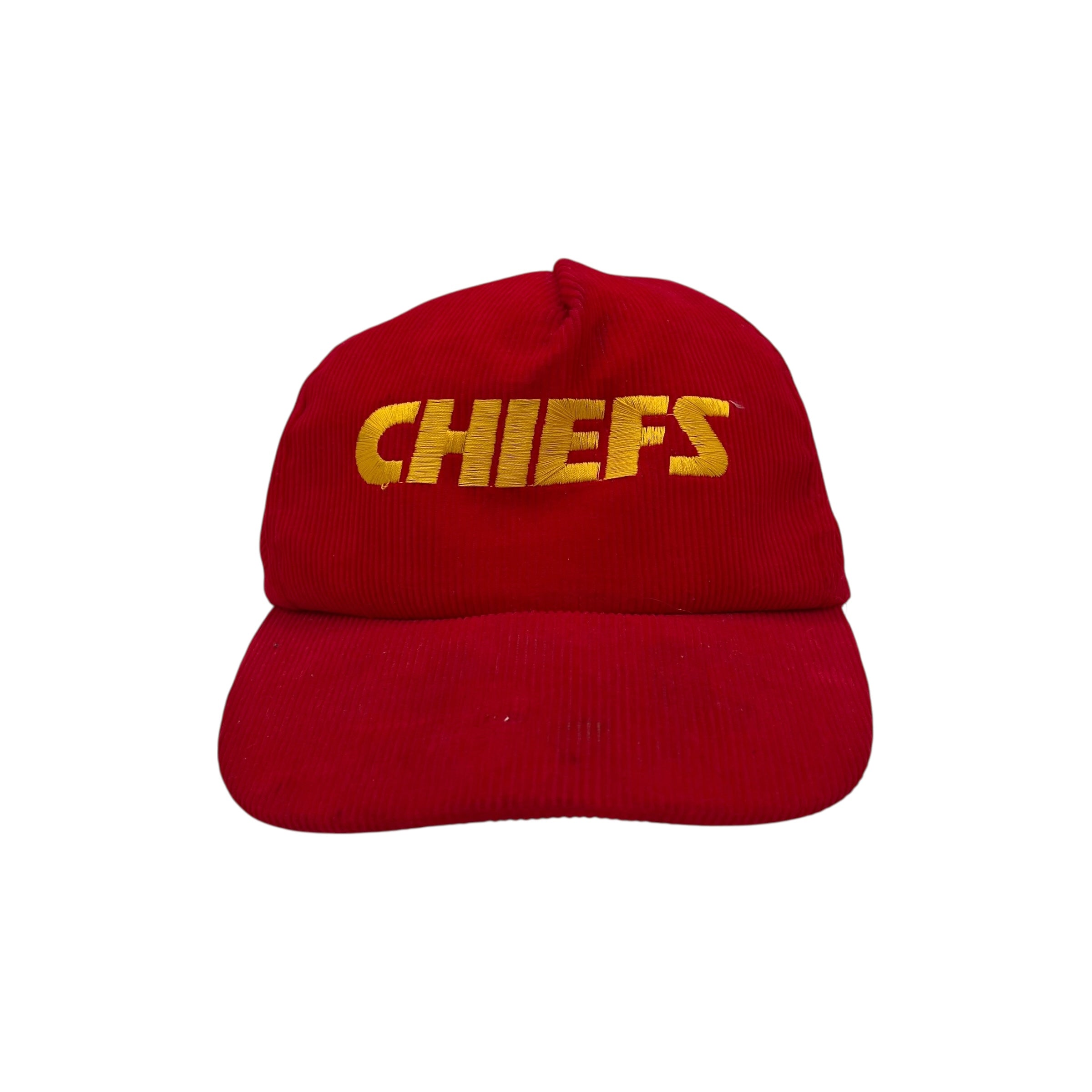 Vintage Kansas City Chiefs Corduroy Snapback Hat