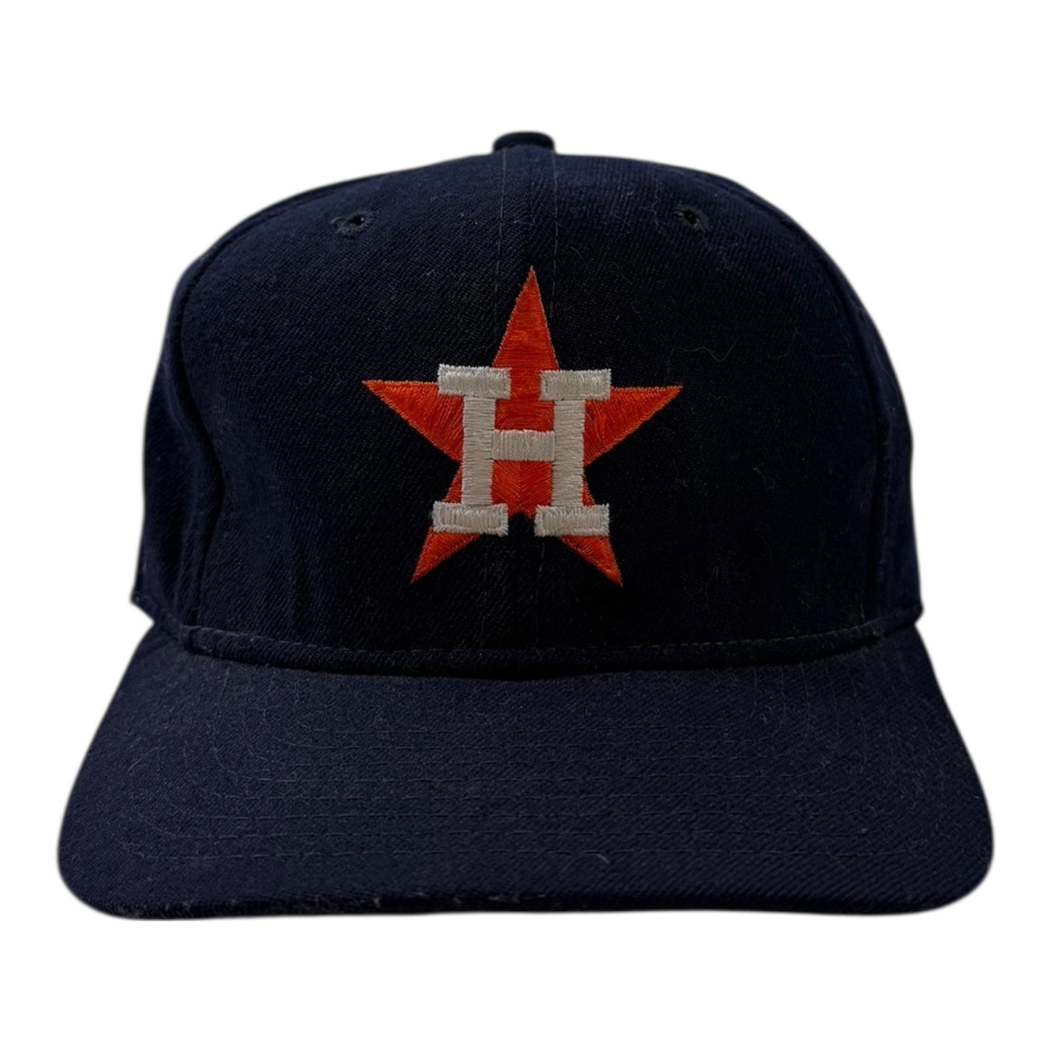 Vintage 90s Sports Specialties Houston Astros Wool Hat Navy