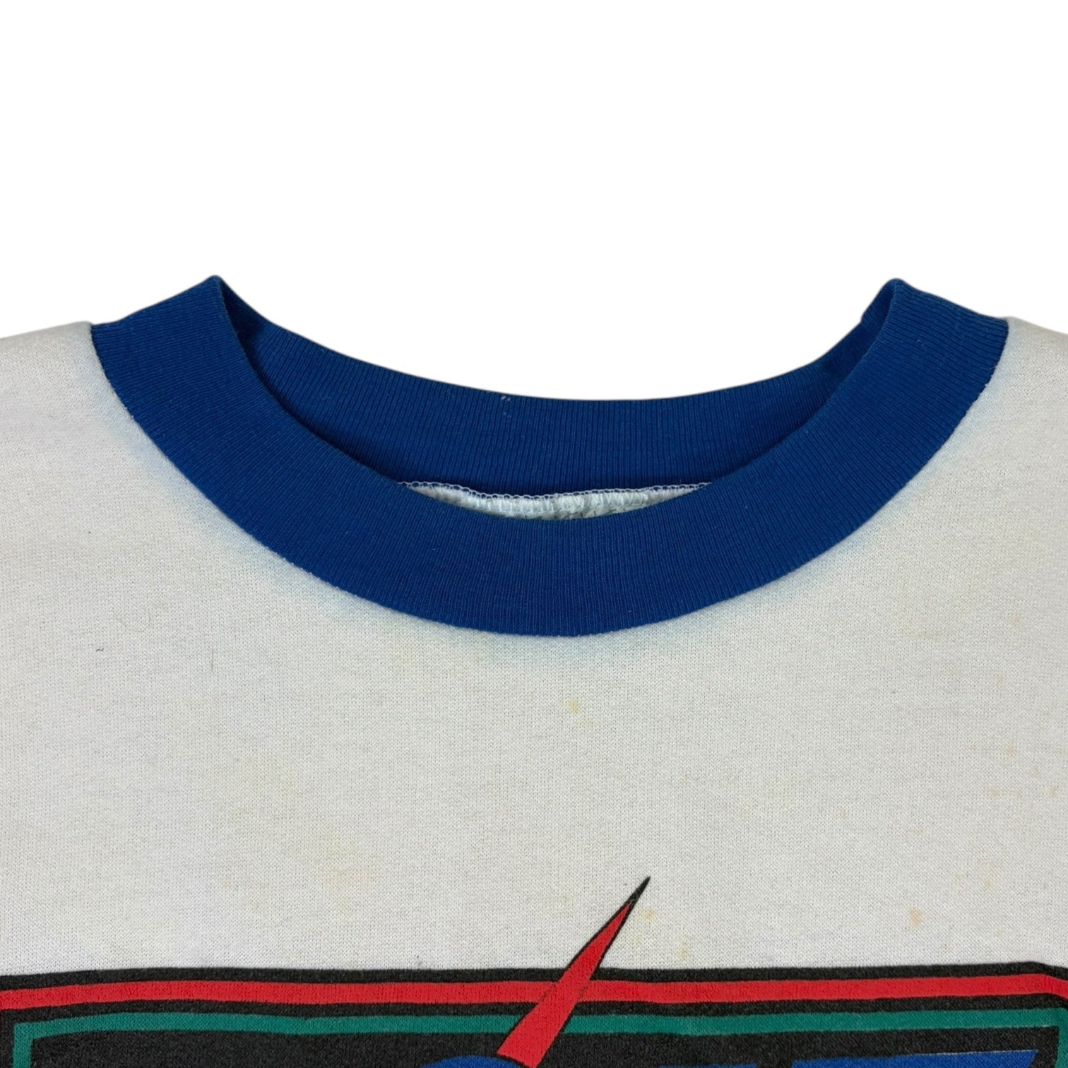 Vintage Bolt Ski Country E Pluribus Powder Crewneck Blue/White