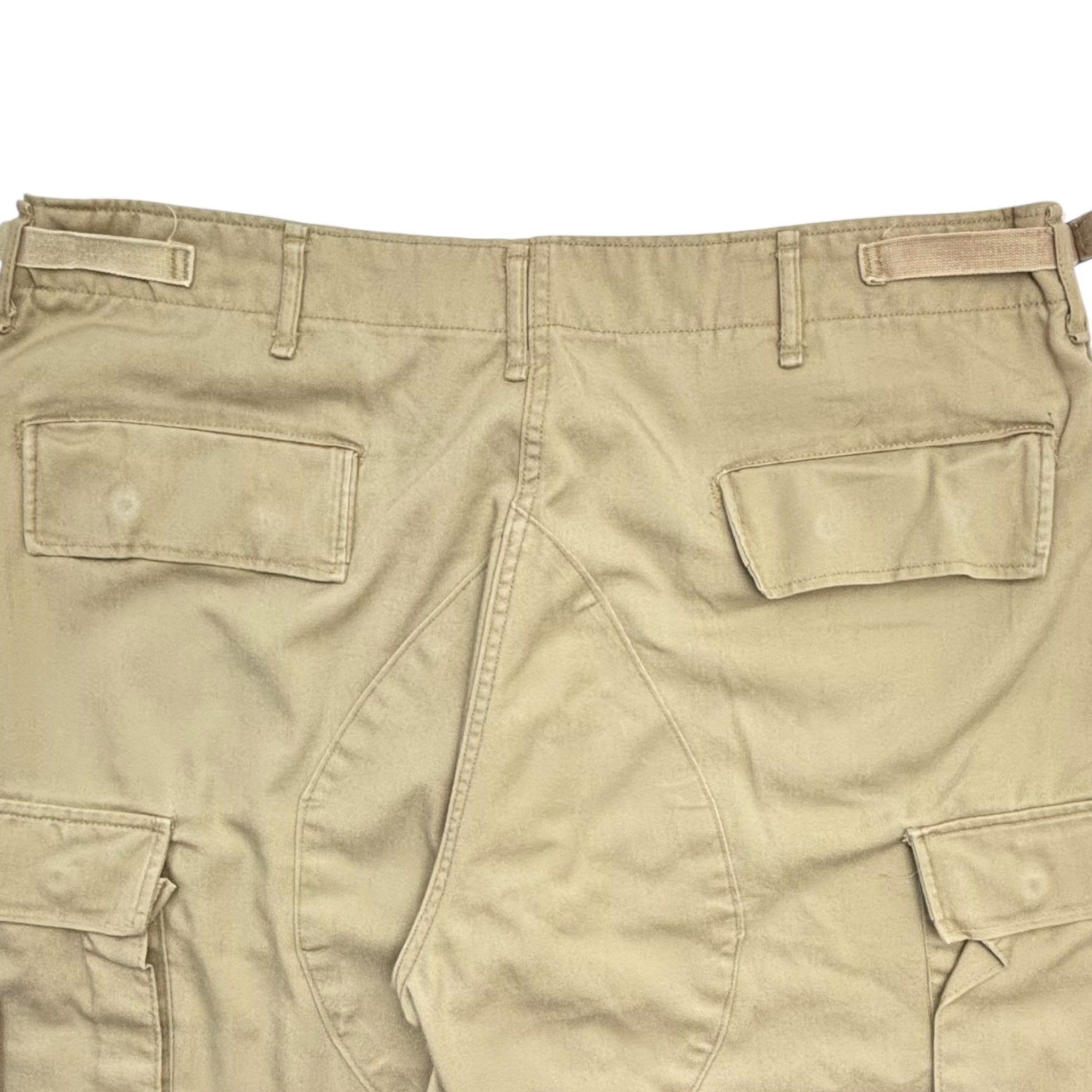 Vintage Combat Trousers Cargo Beige