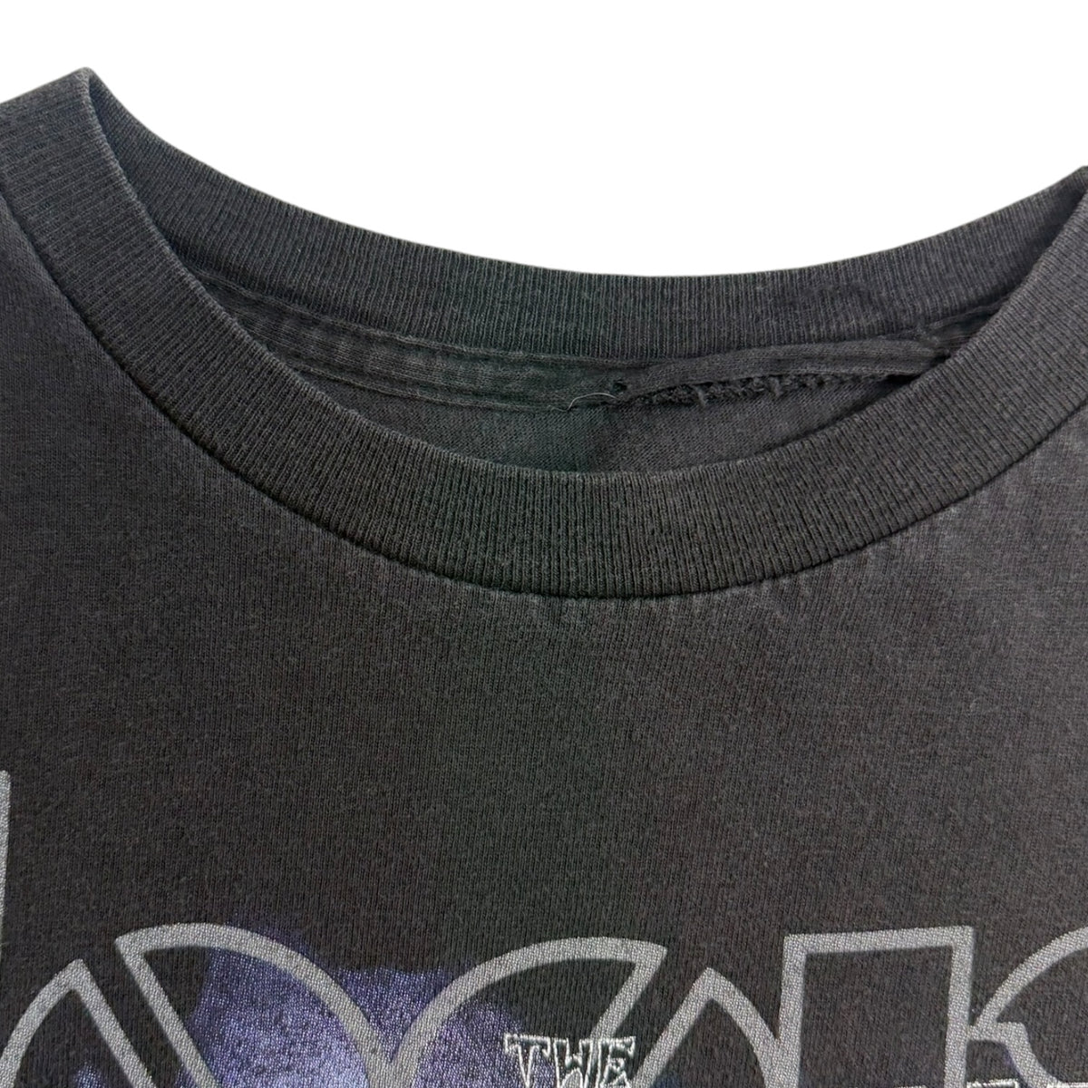 Vintage 1980s The Doors Band T-Shirt Black