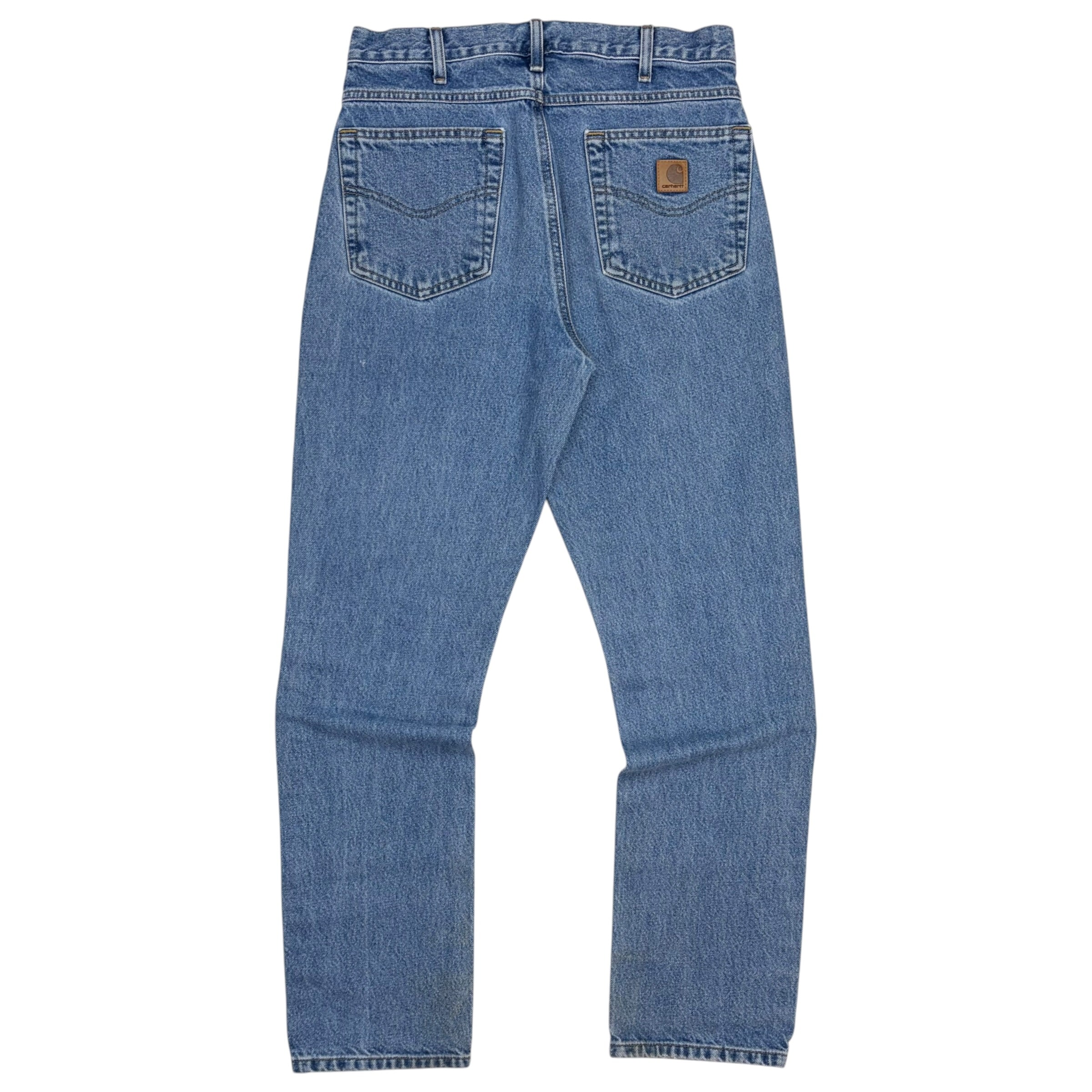 Vintage Carhartt Straight Fit Denim Pants Blue
