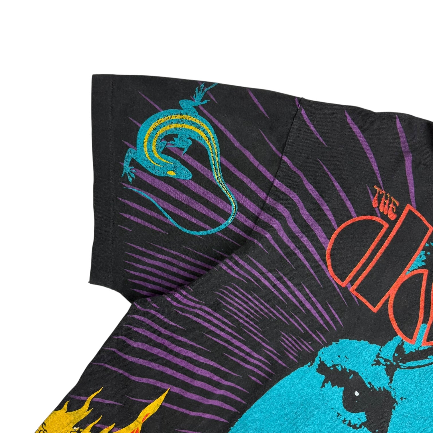 1990s The Doors Jim Morrison AOP Tee Black/Multicolour