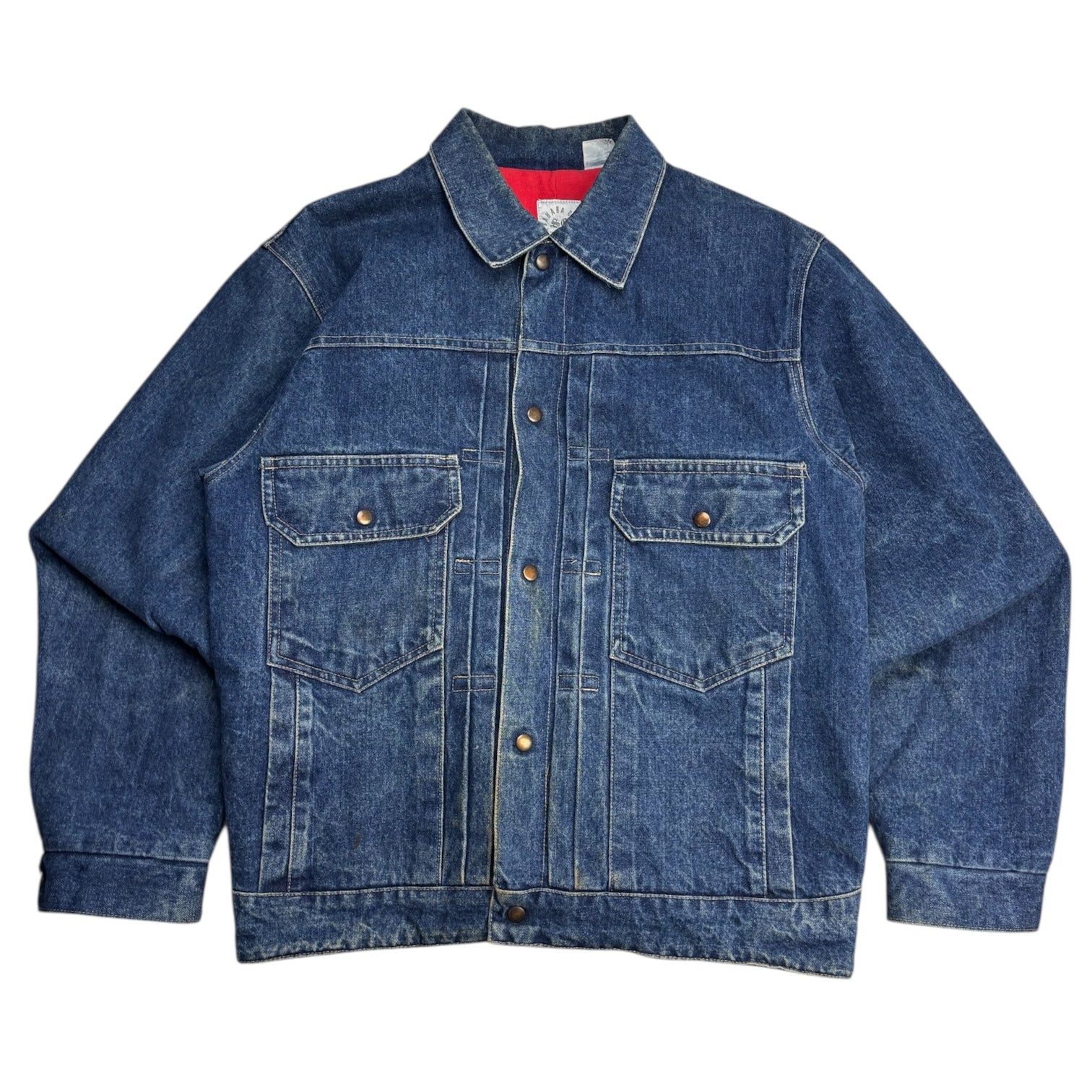 Vintage Saharah Club Denim Jacket Dark Washed