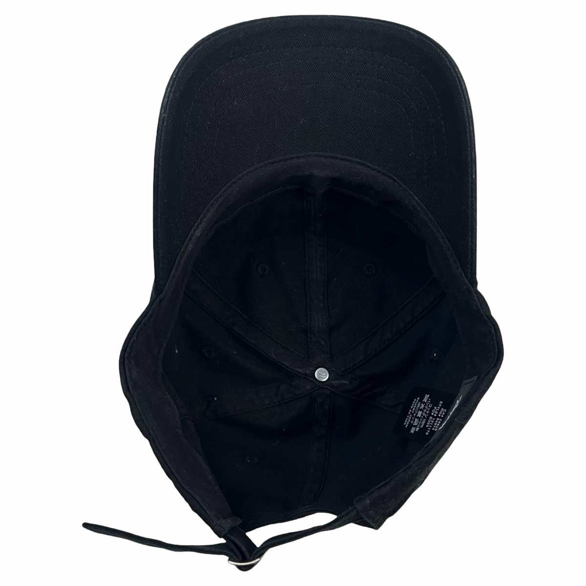 Stussy Low Profile Athletics Strapback Hat Black