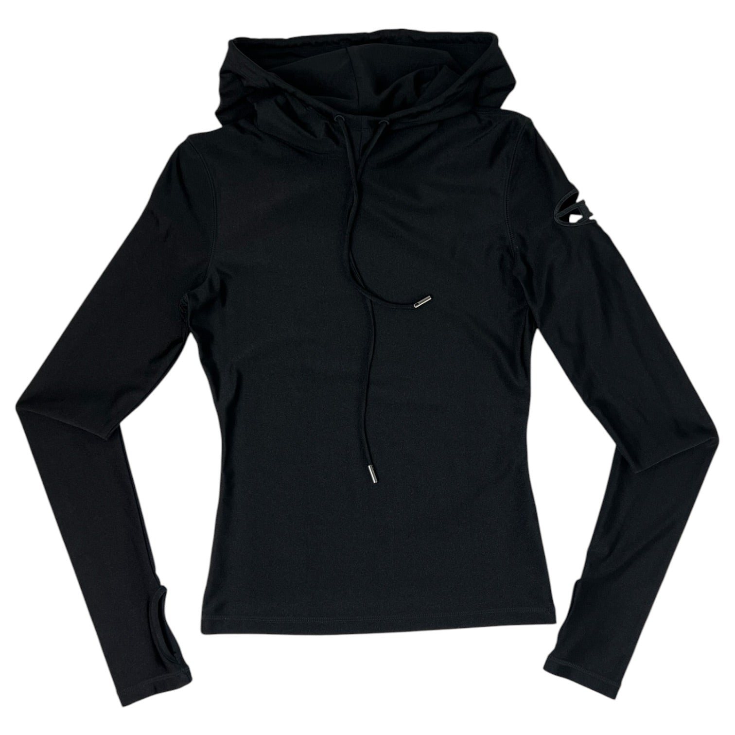 (W) Diesel T-Metal Hoodie Black