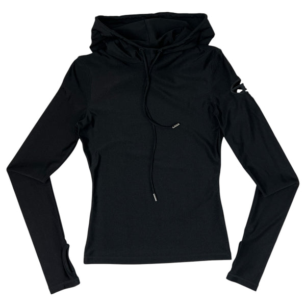 (W) Diesel T-Metal Hoodie Black