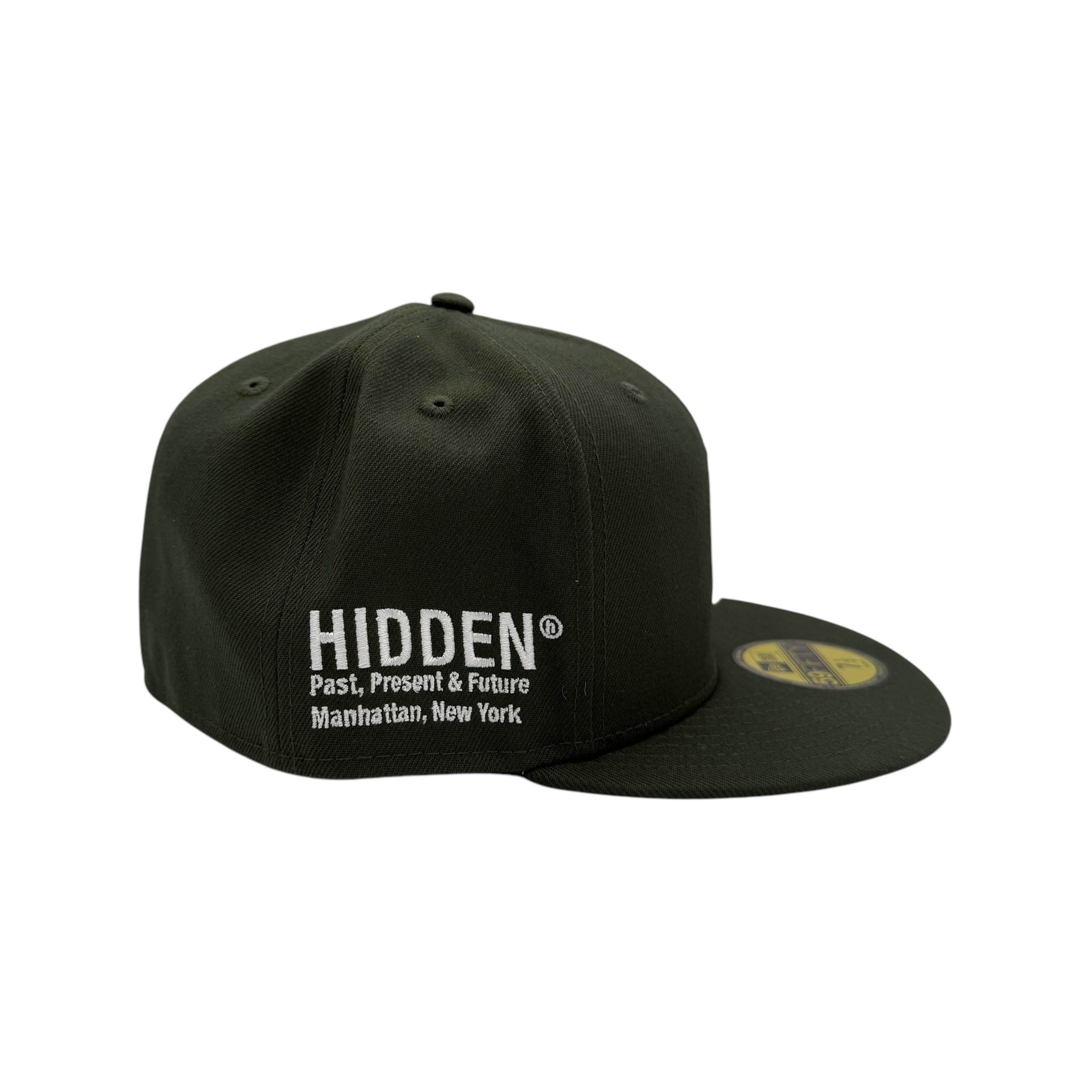 Hidden NY H Logo New Era Hat Green