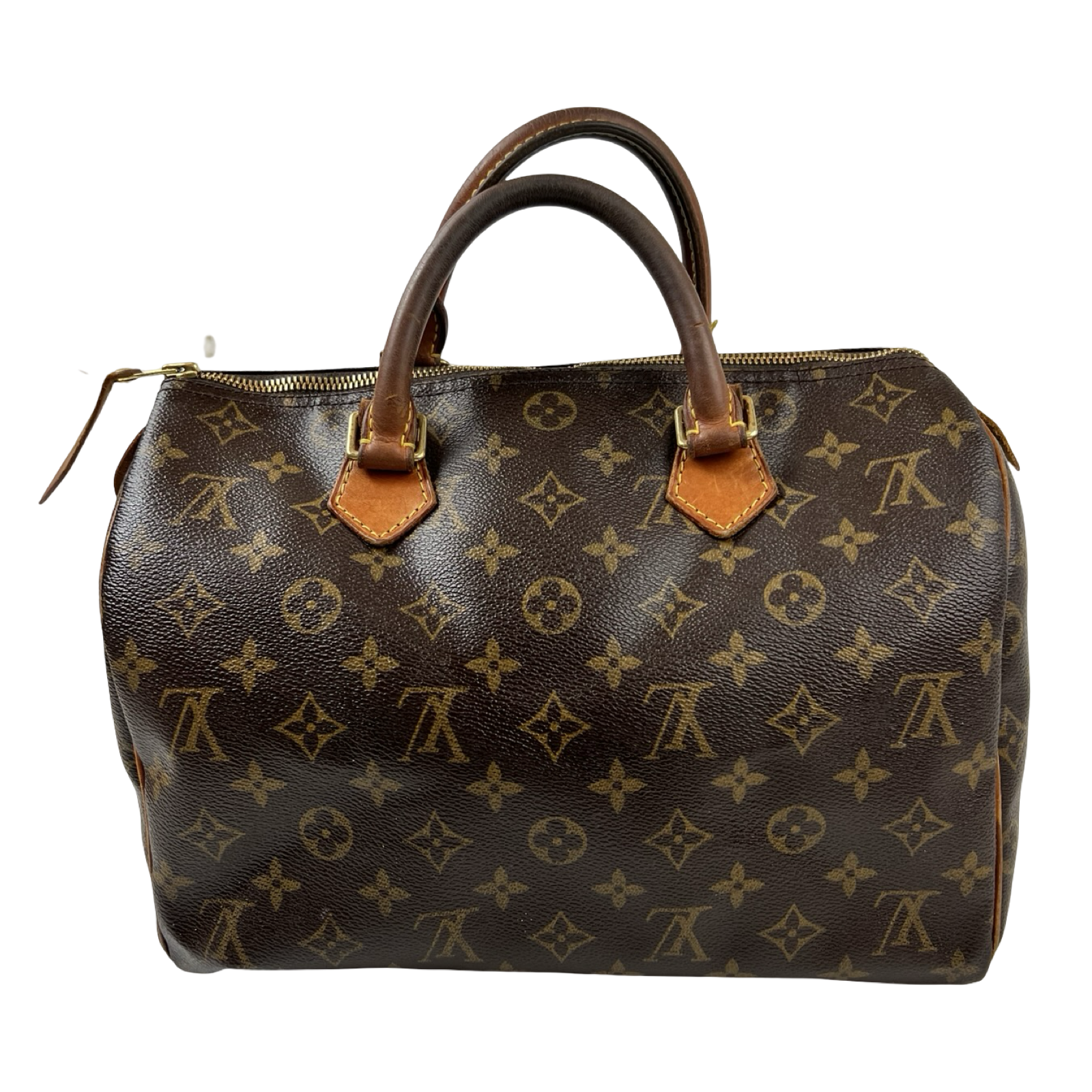 Vintage Louis Vuitton Monogram Speedy 30 Canvas Handbag