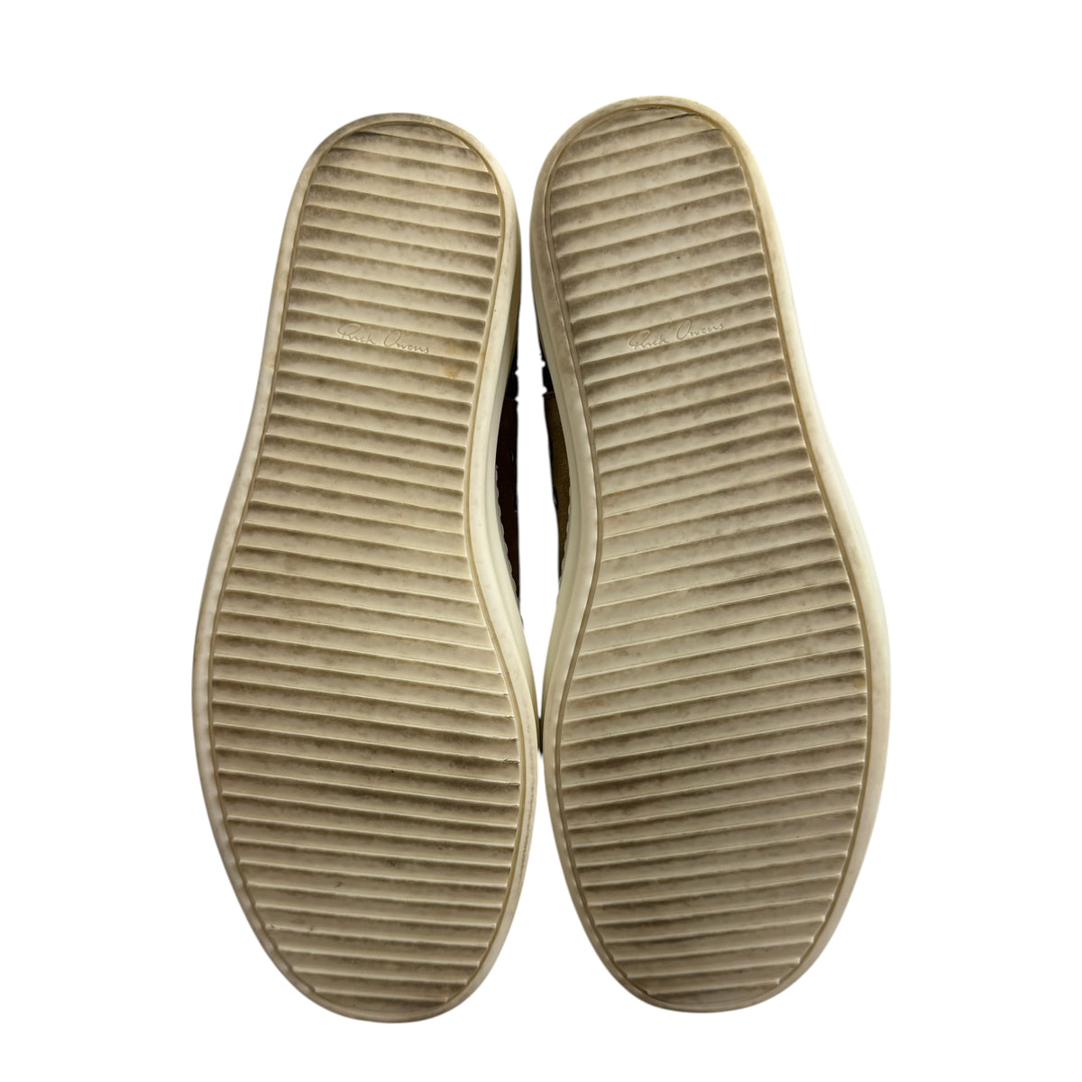 Rick Owens Ramone Sneaks Beige Temple (Used)
