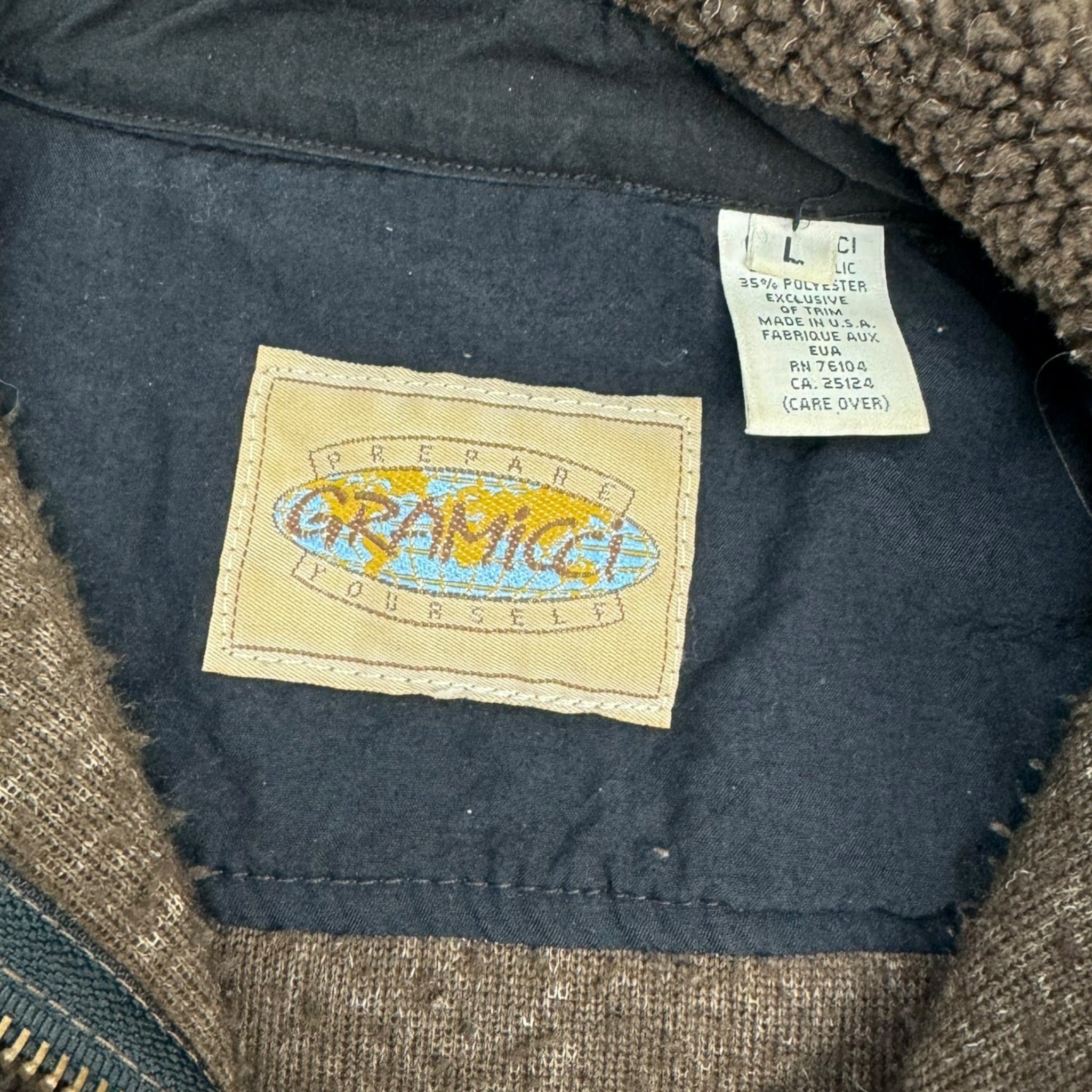 Vintage Gramicci Deep Pile Zip Fleece