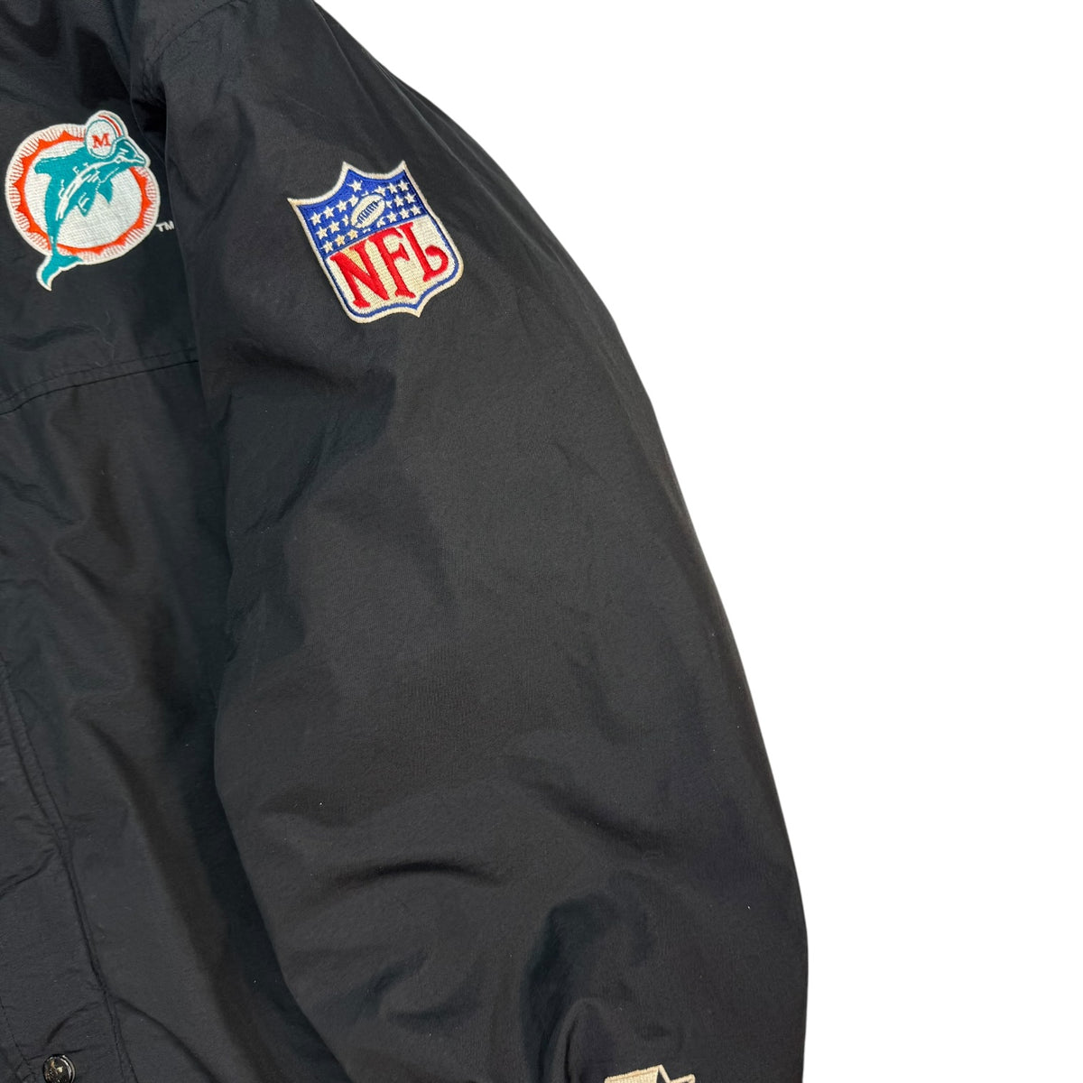 Vintage Starter Miami Dolphins Jacket Black